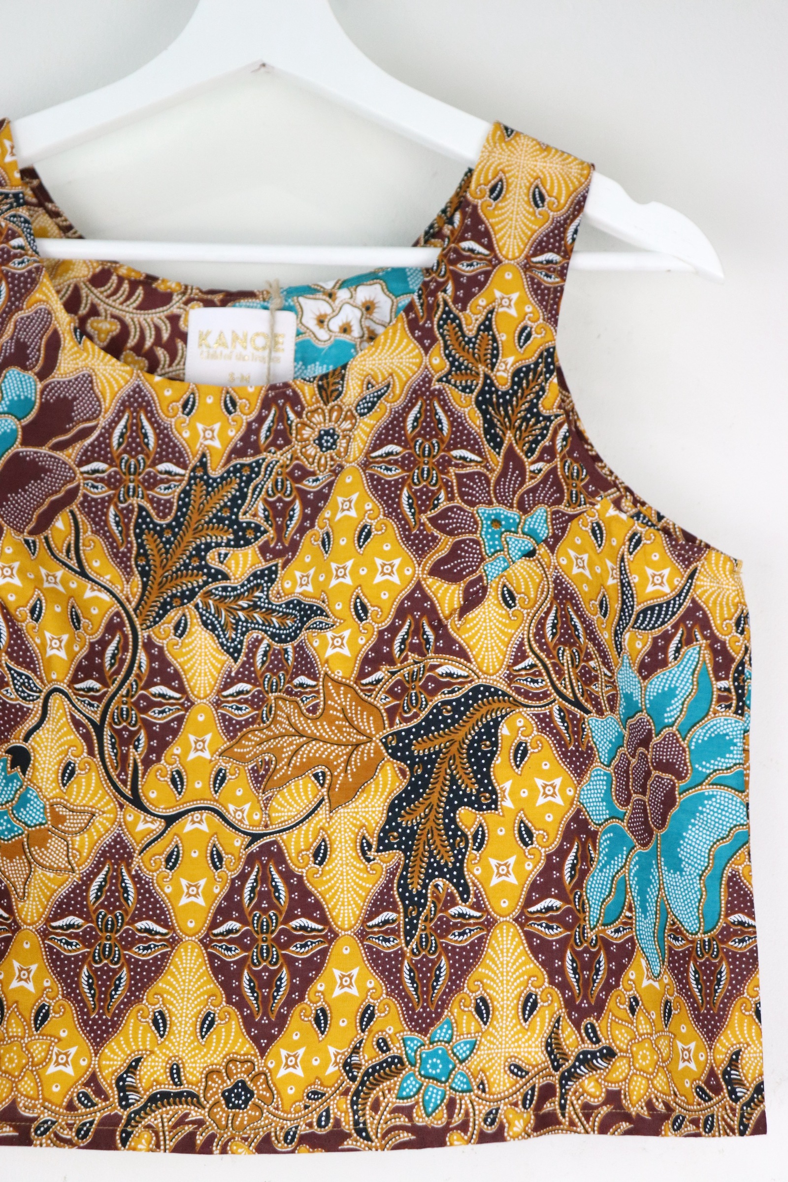 Batik Tank Top v2 - Lemon Cake