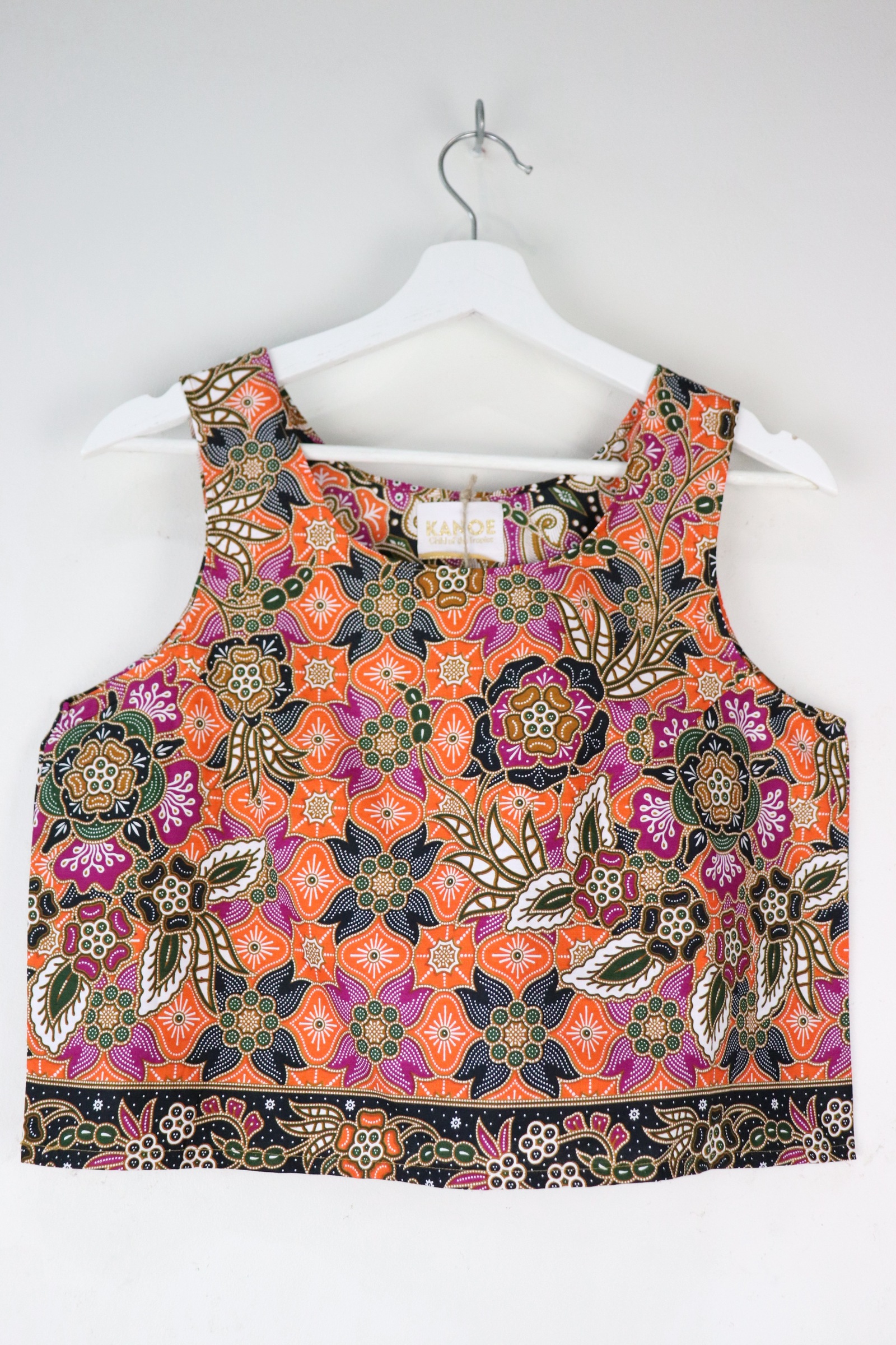 Batik Tank Top v2 - Orange Fizz [ S-M ]