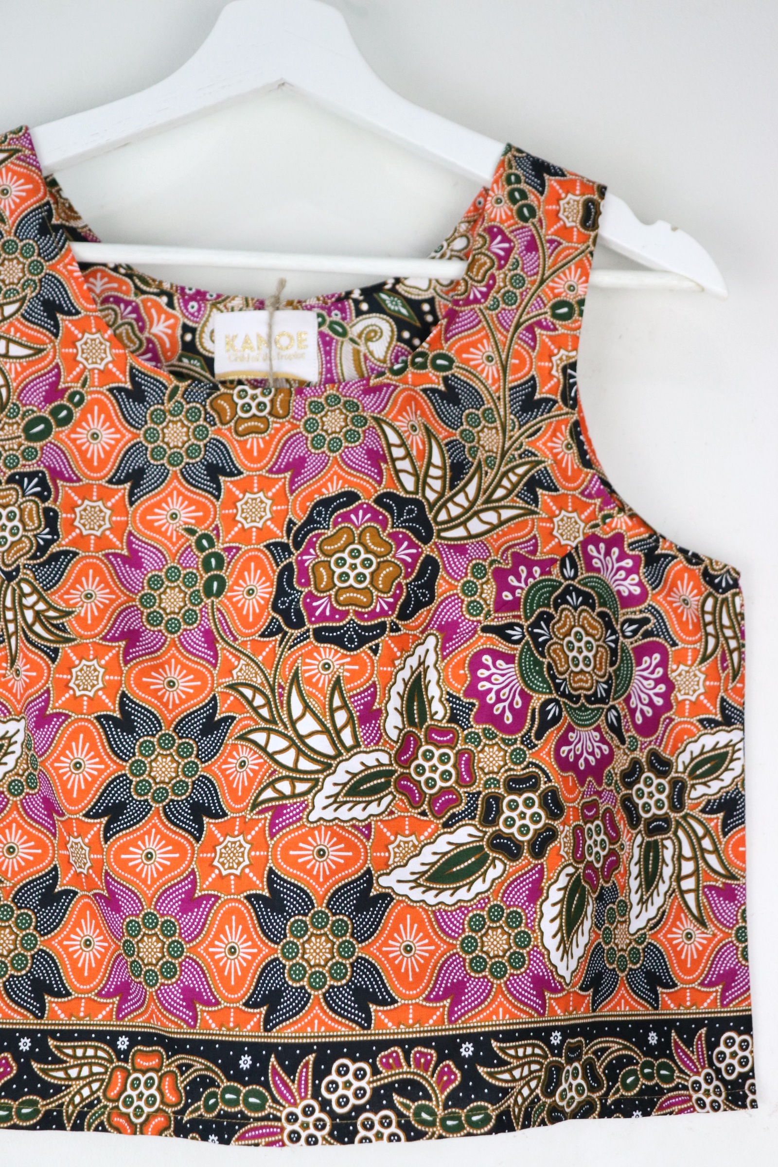 Batik Tank Top v2 - Orange Fizz [ S-M ]