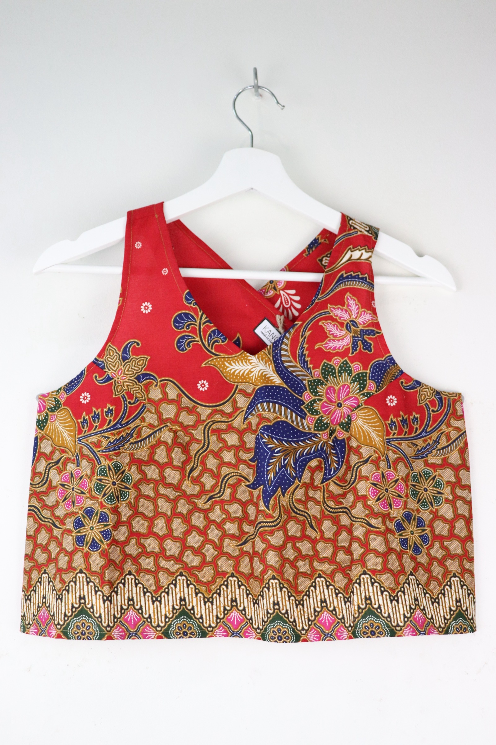 Crossback Batik Top - Apple Fizz [ M ]