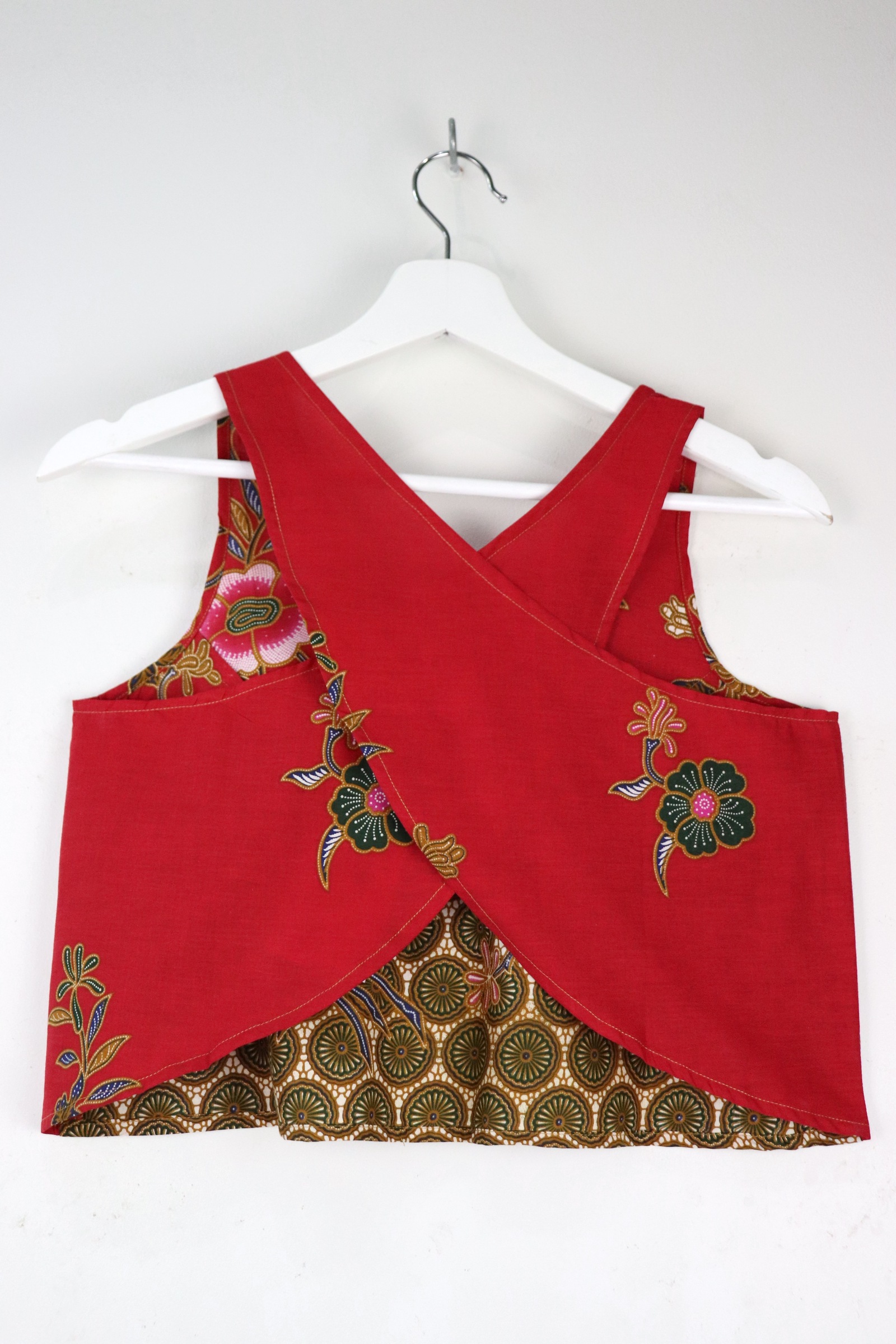 Crossback Batik Top - Watermelon Soda