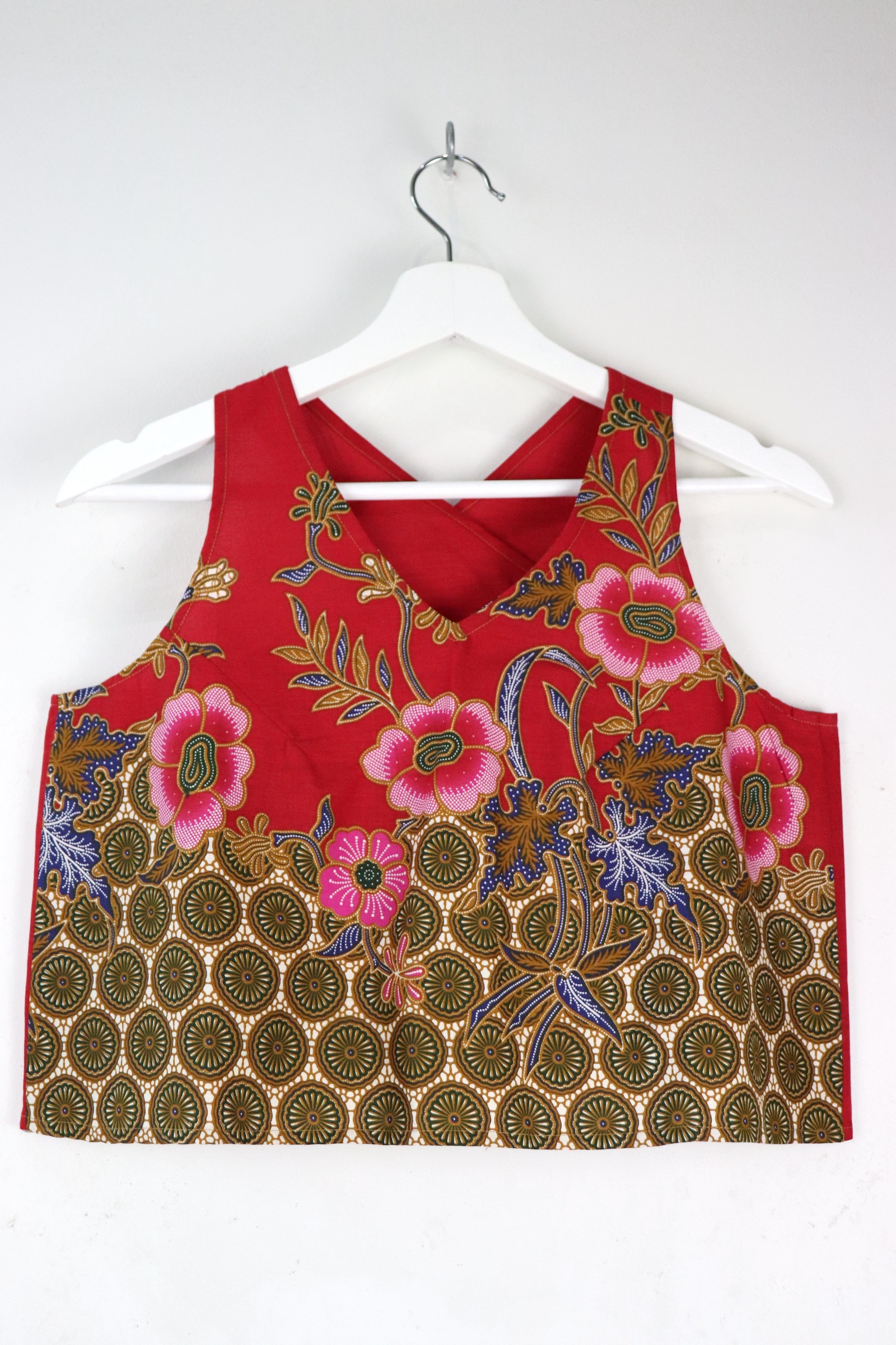 Crossback Batik Top - Watermelon Soda