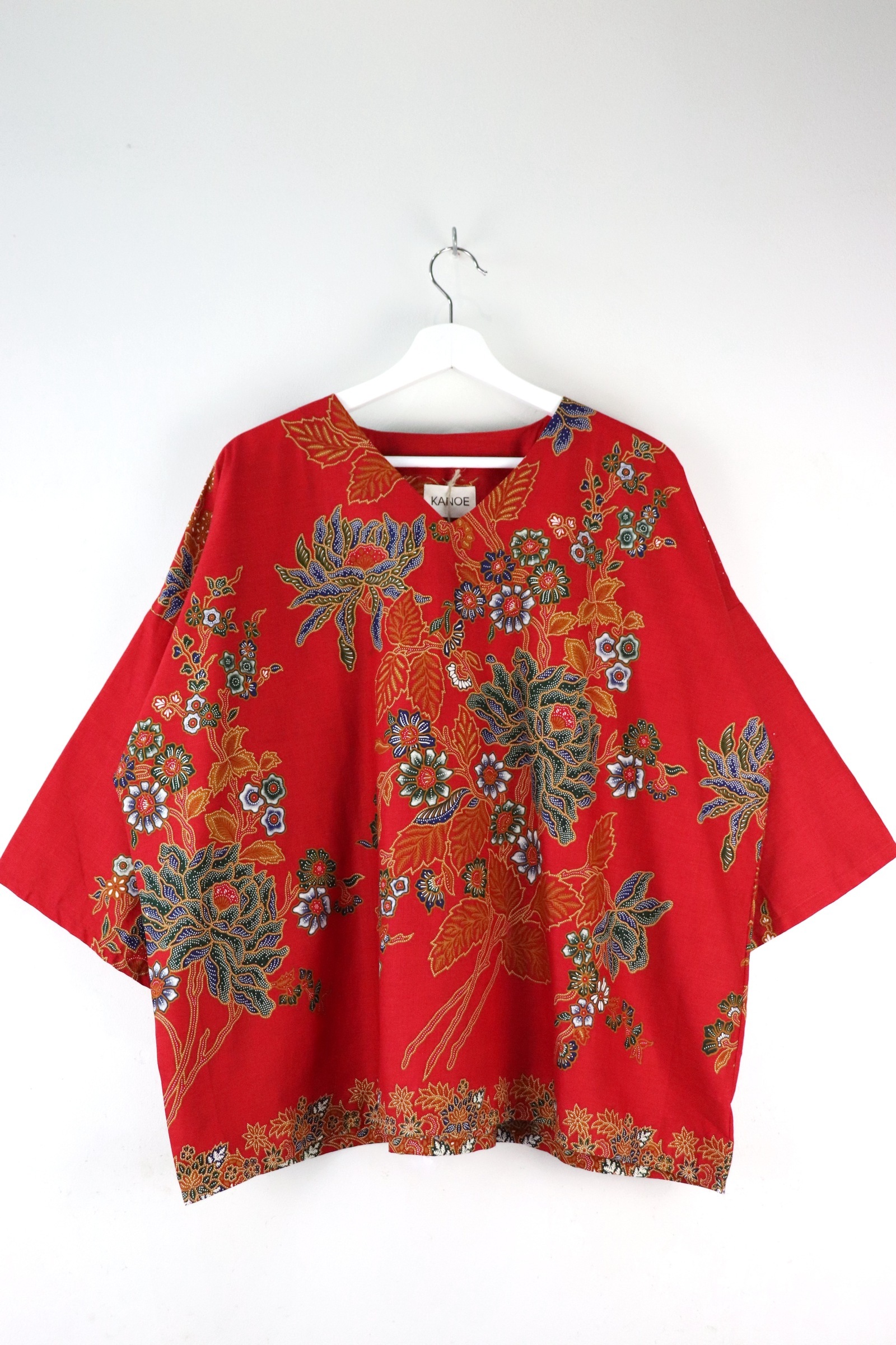 BIG GIRL Batik Top - Hibiscus