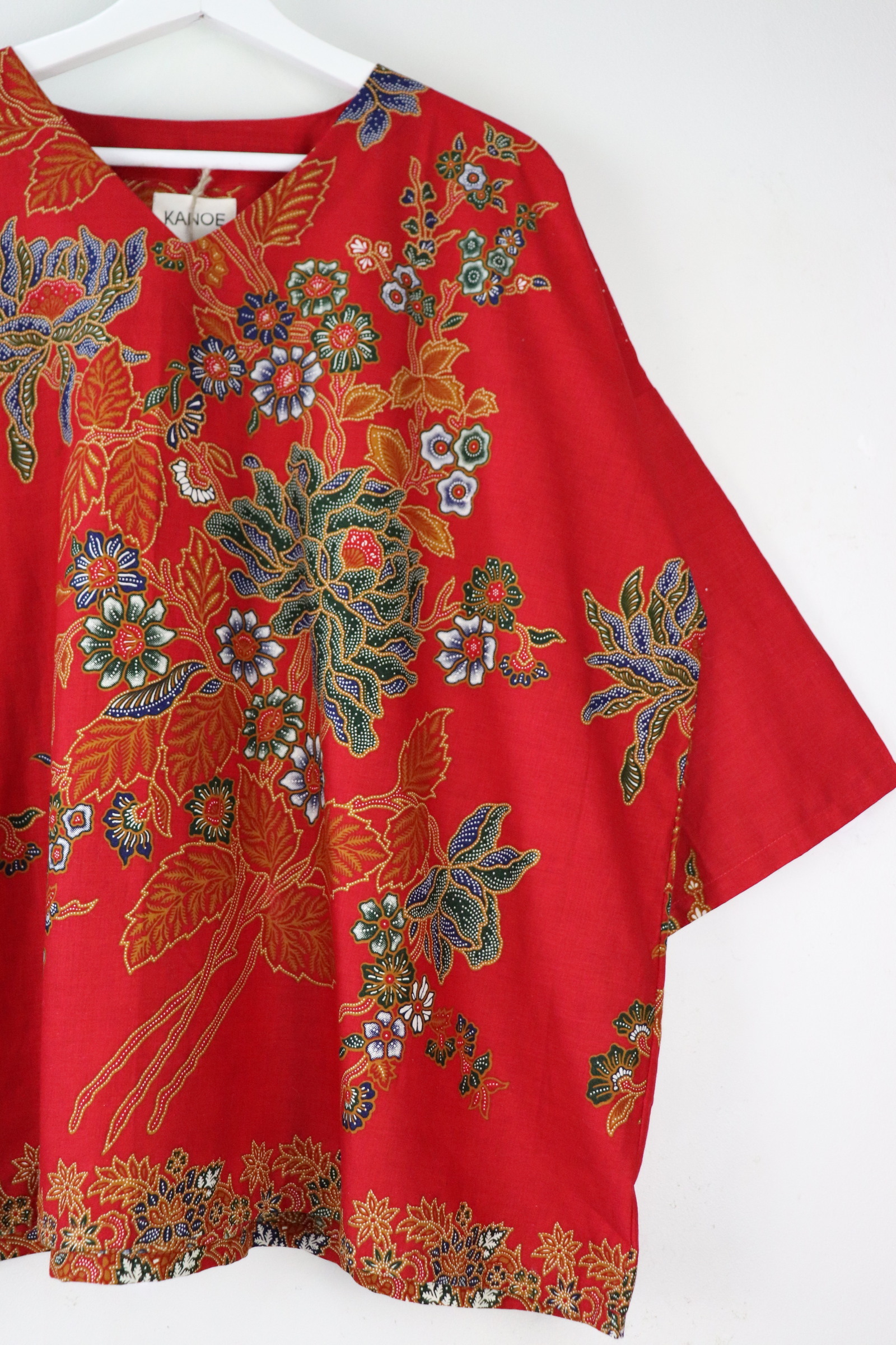 BIG GIRL Batik Top - Hibiscus