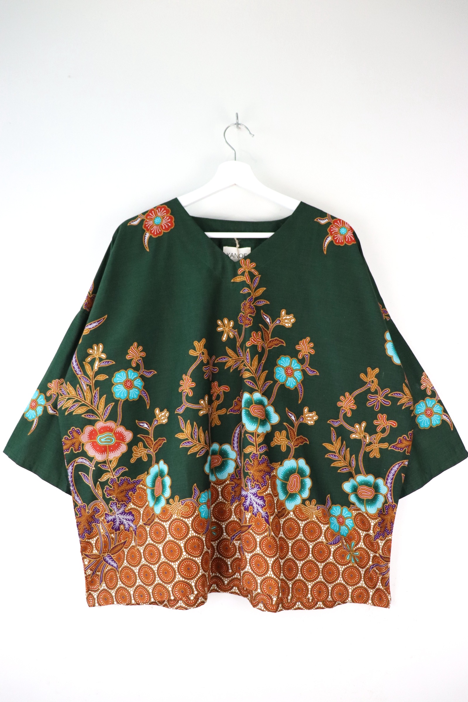 BIG GIRL Batik Top - Dill