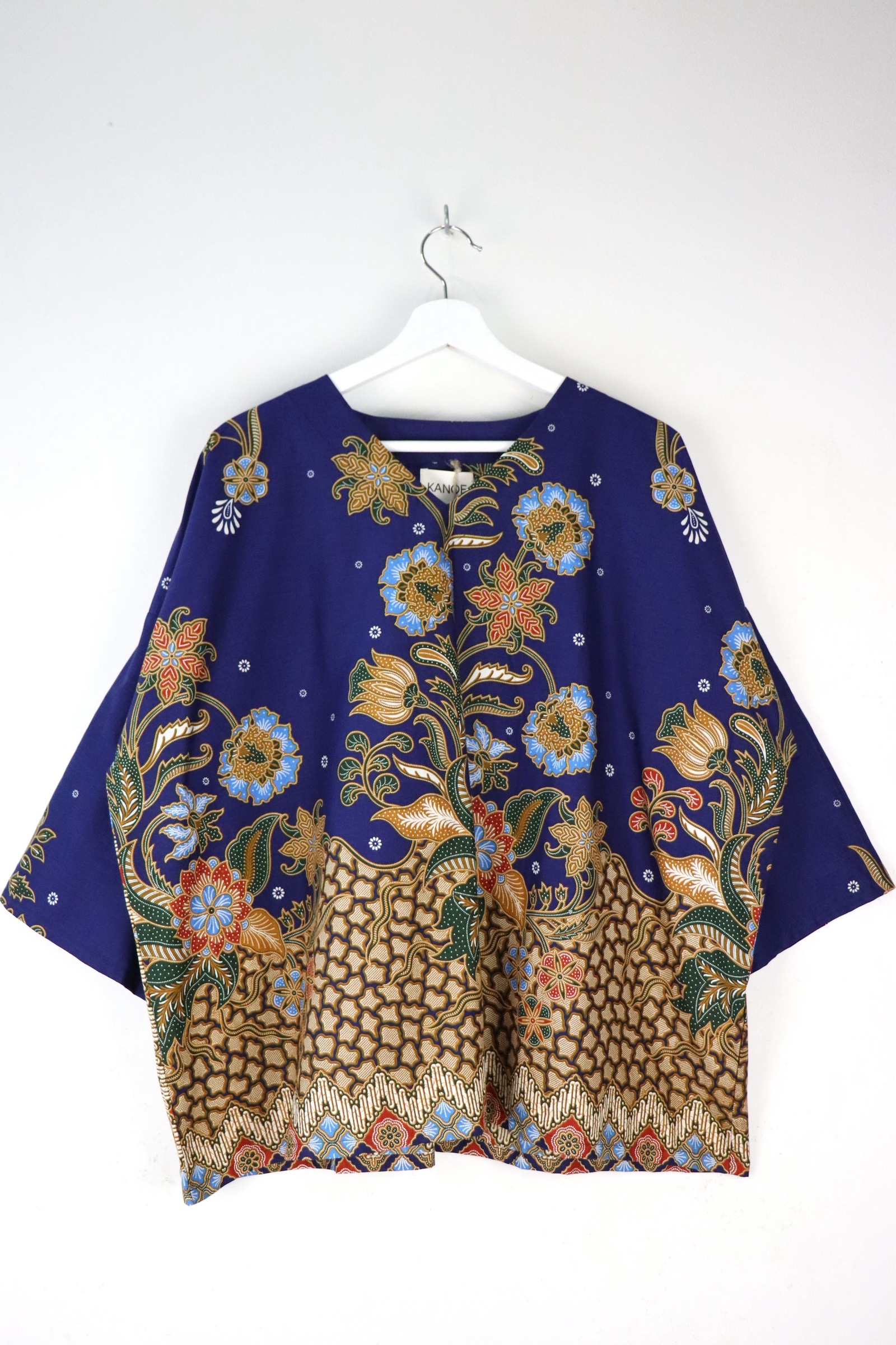 BIG GIRL Batik Top - Sapphire 