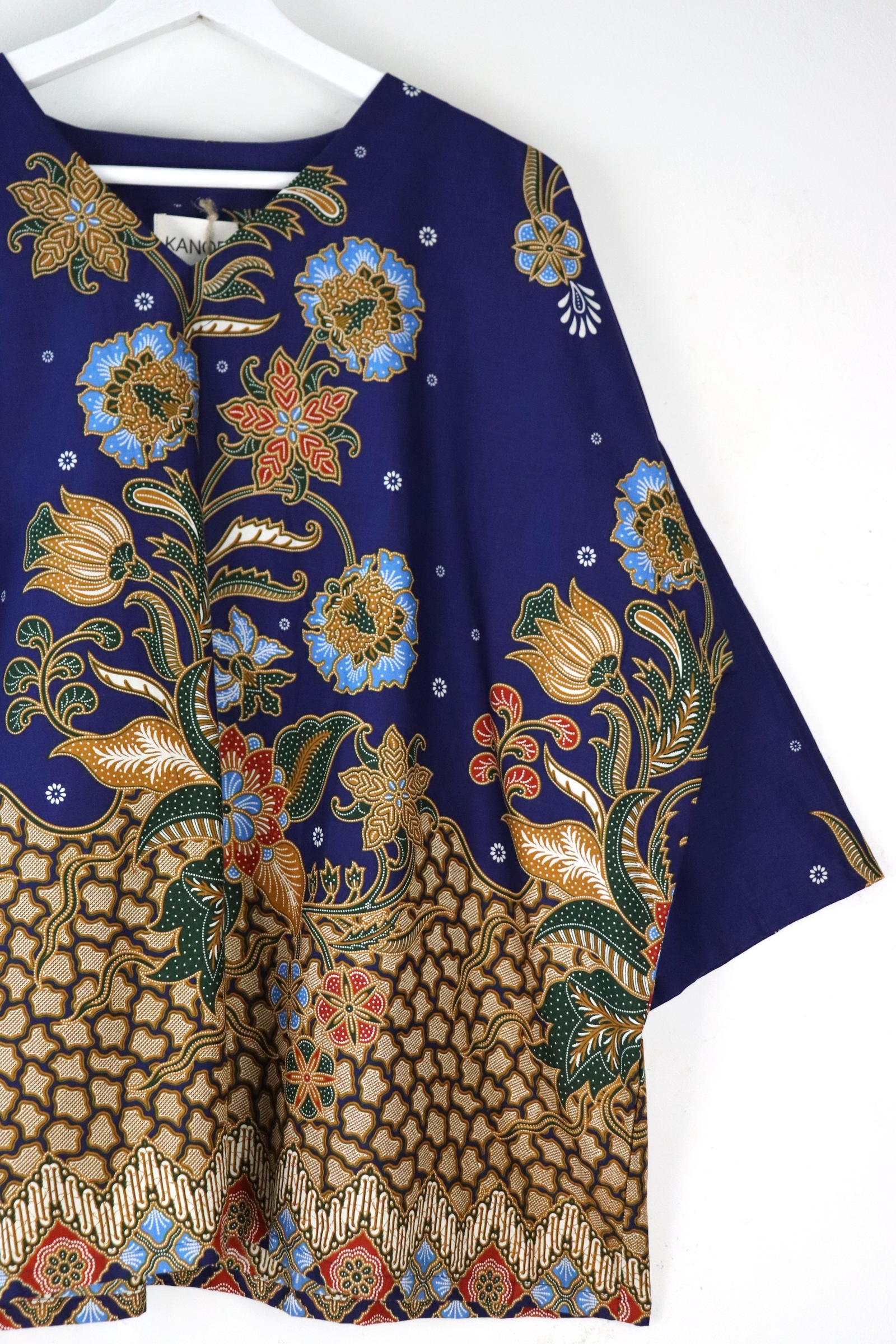 BIG GIRL Batik Top - Sapphire 