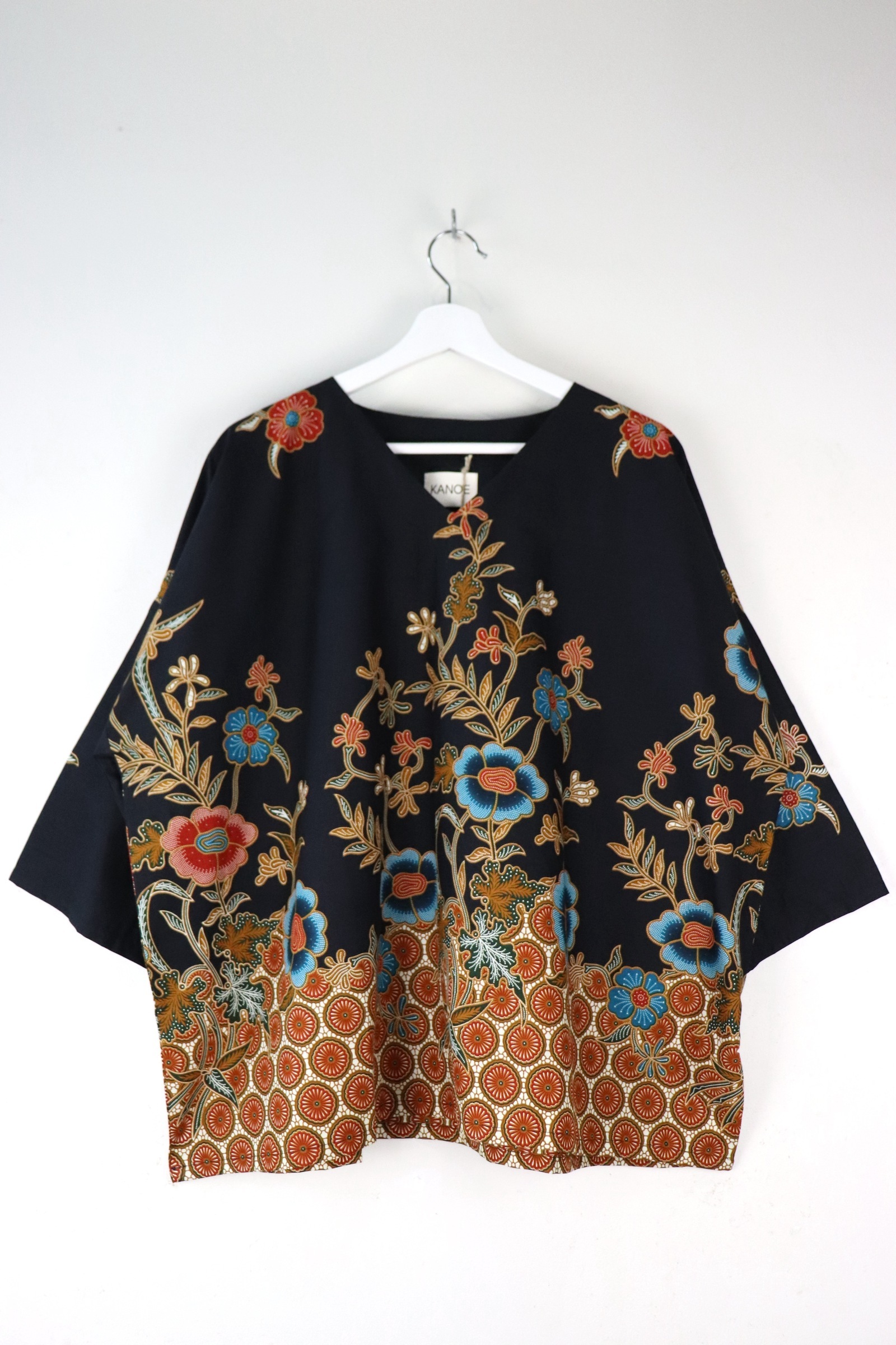 BIG GIRL Batik Top - Blackberry