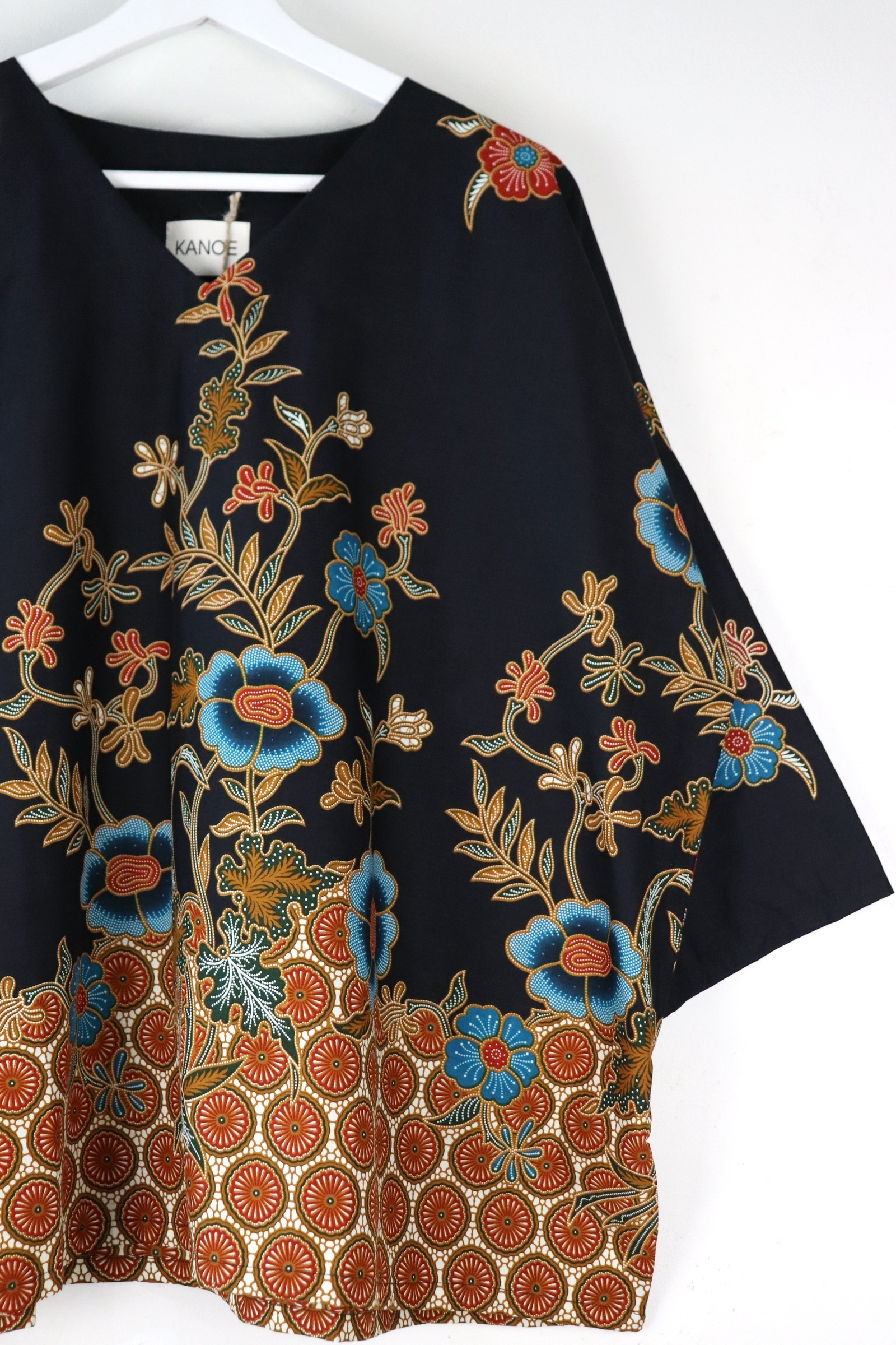 BIG GIRL Batik Top - Blackberry