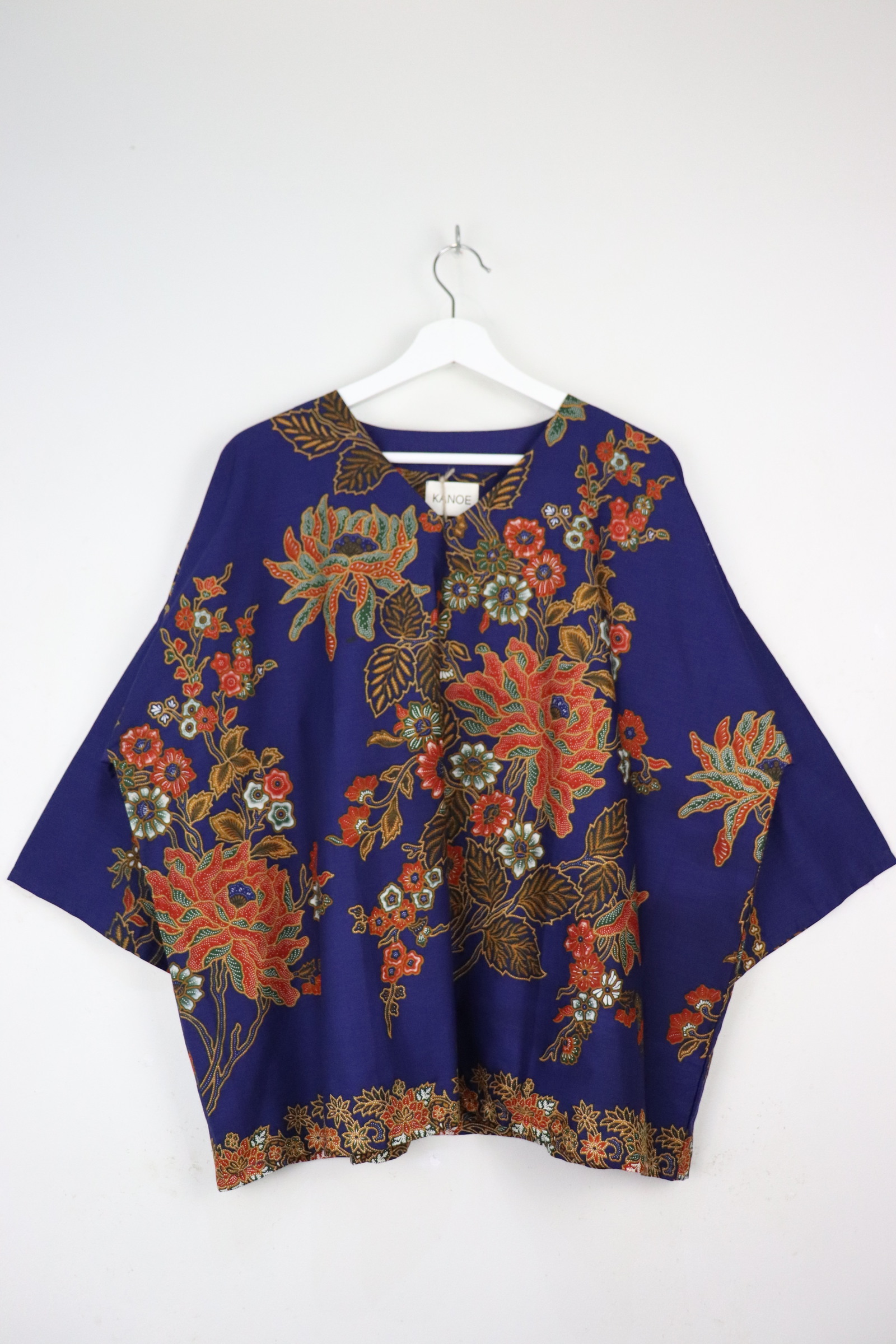 BIG GIRL Batik Top - Azure