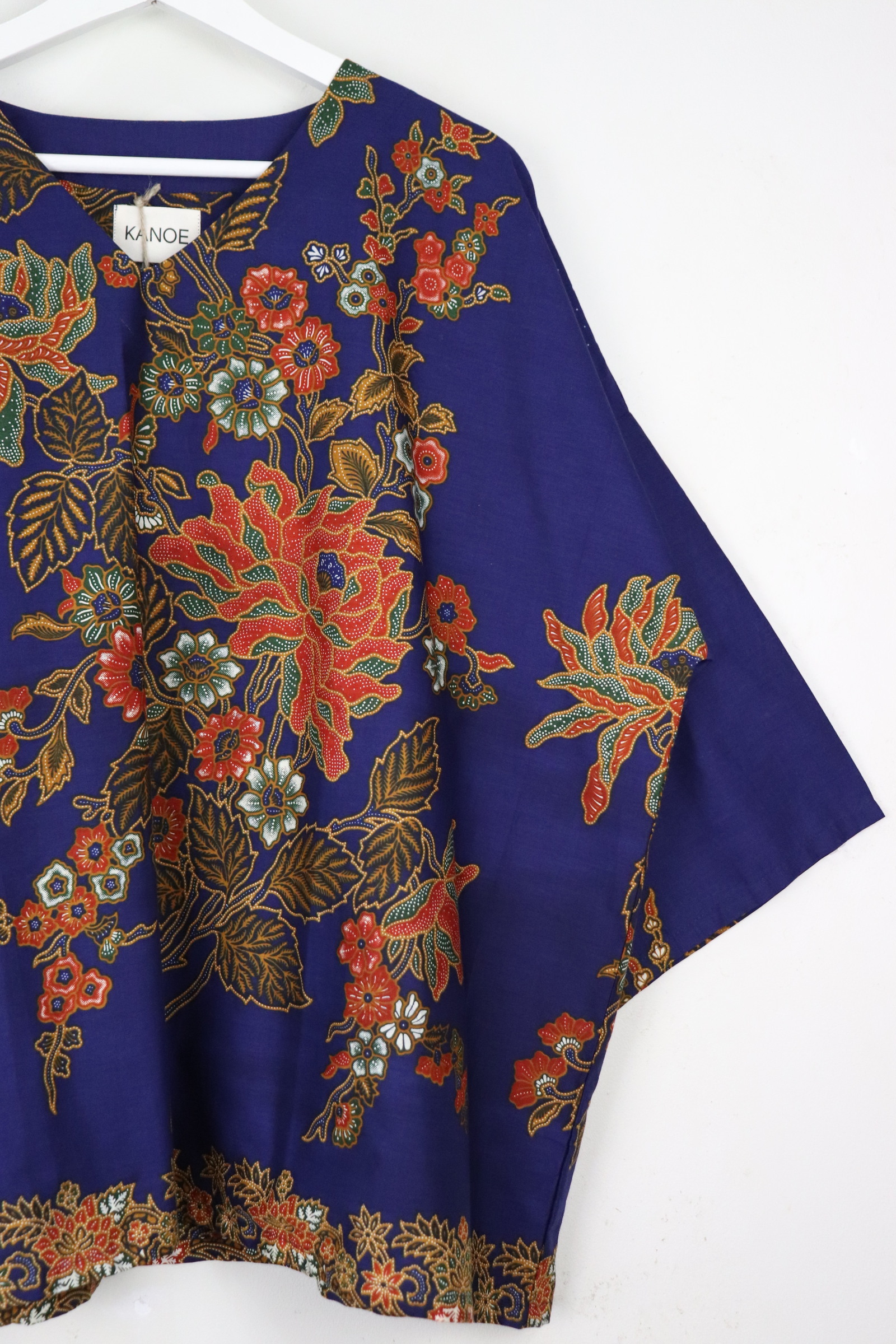BIG GIRL Batik Top - Azure