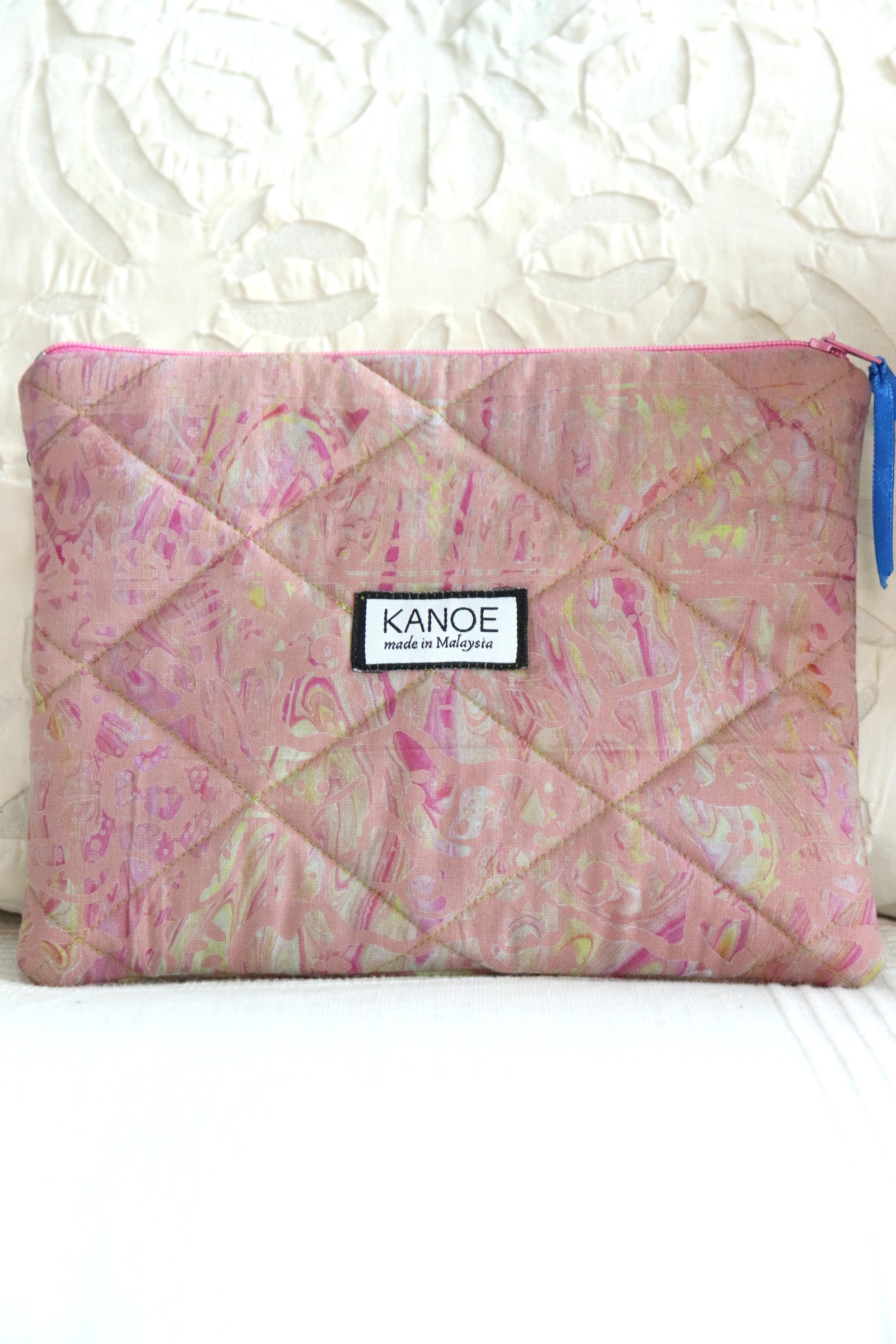 Quilted Batik Pouch - Sabrina [ Handmade ]