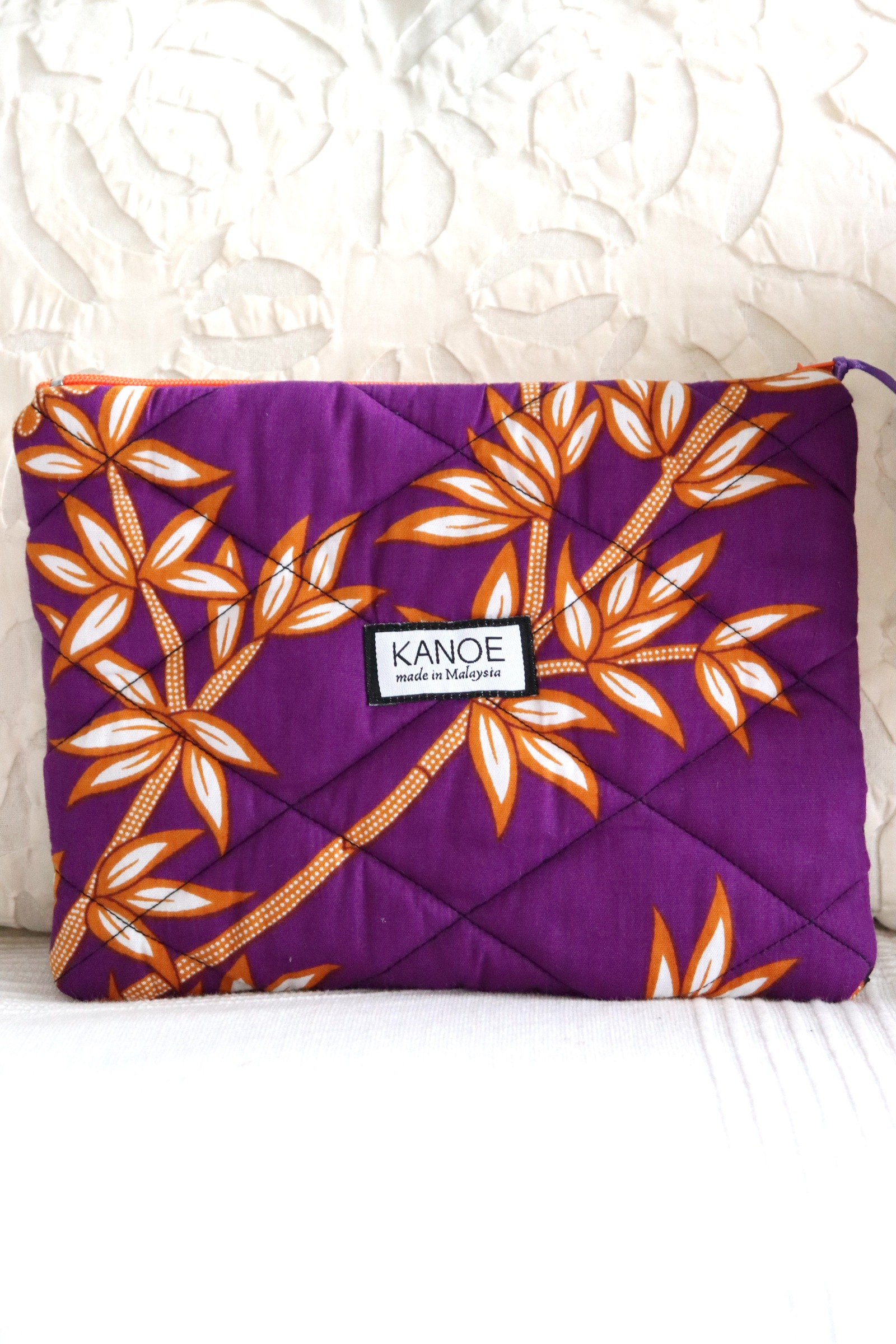 Quilted Batik Pouch - Iriana