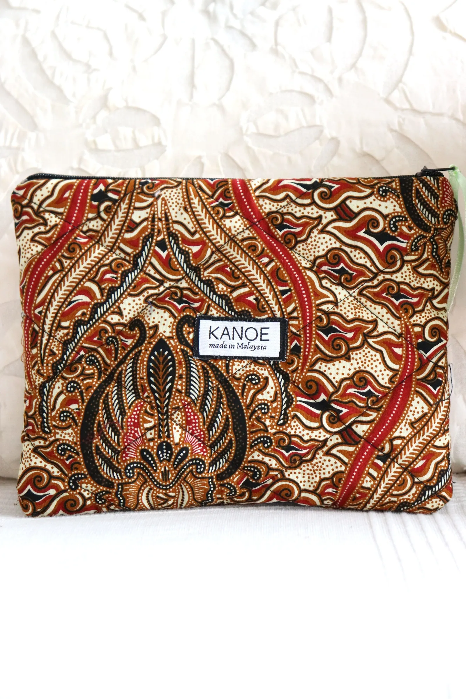 Quilted Batik Pouch - Darsha