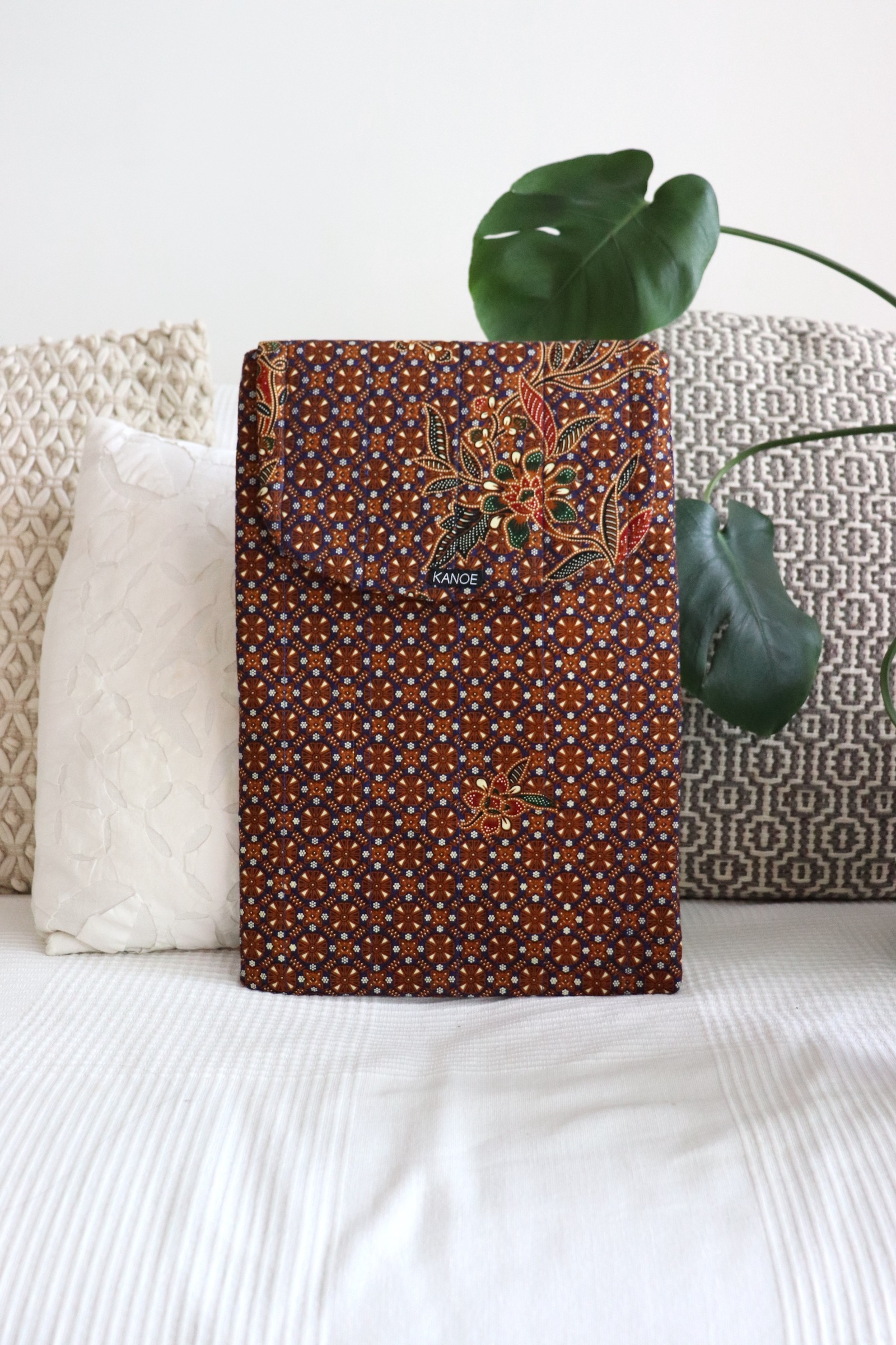 Batik Laptop Bag - Berry Zest