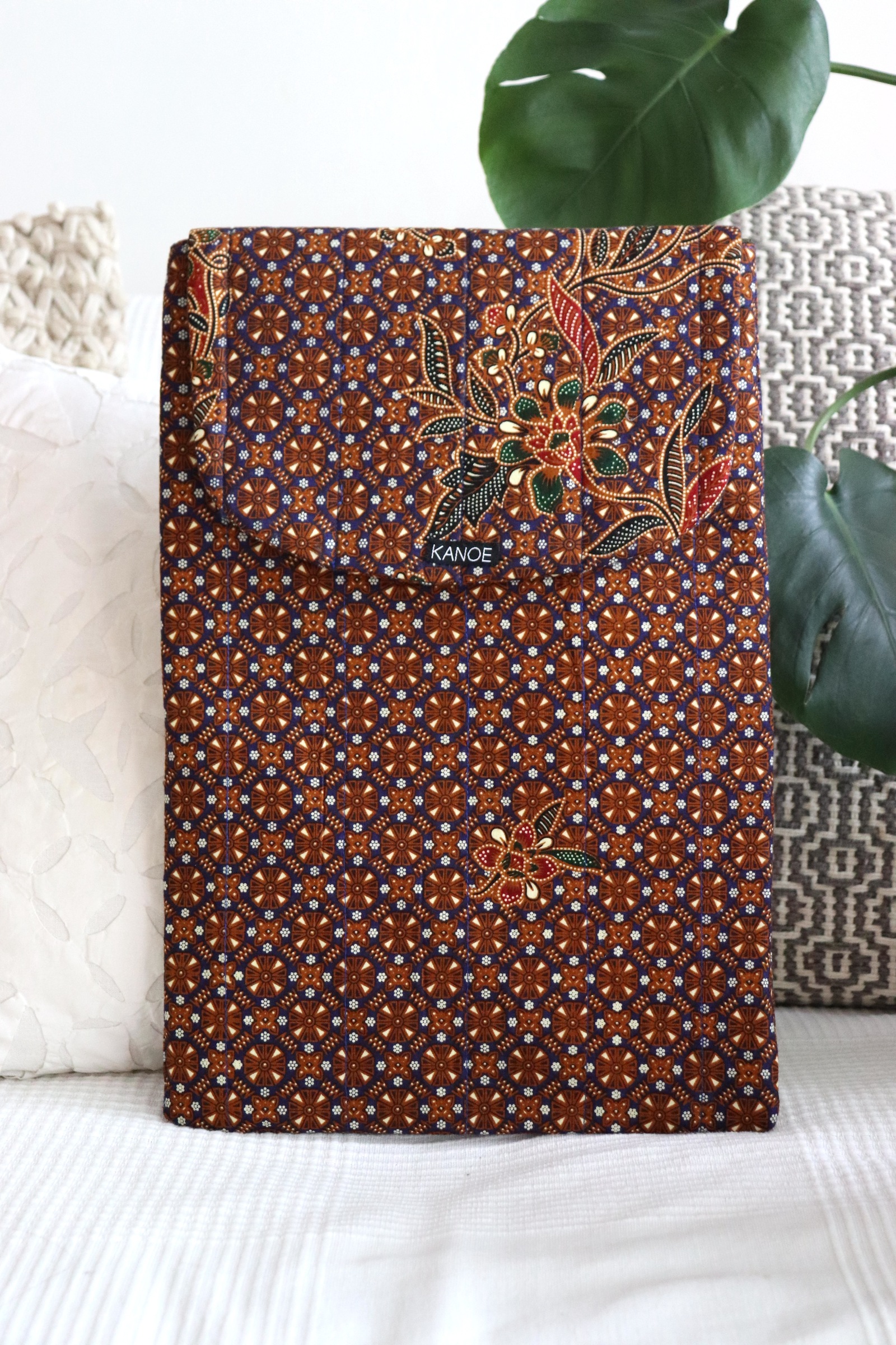 Batik Laptop Bag - Berry Zest