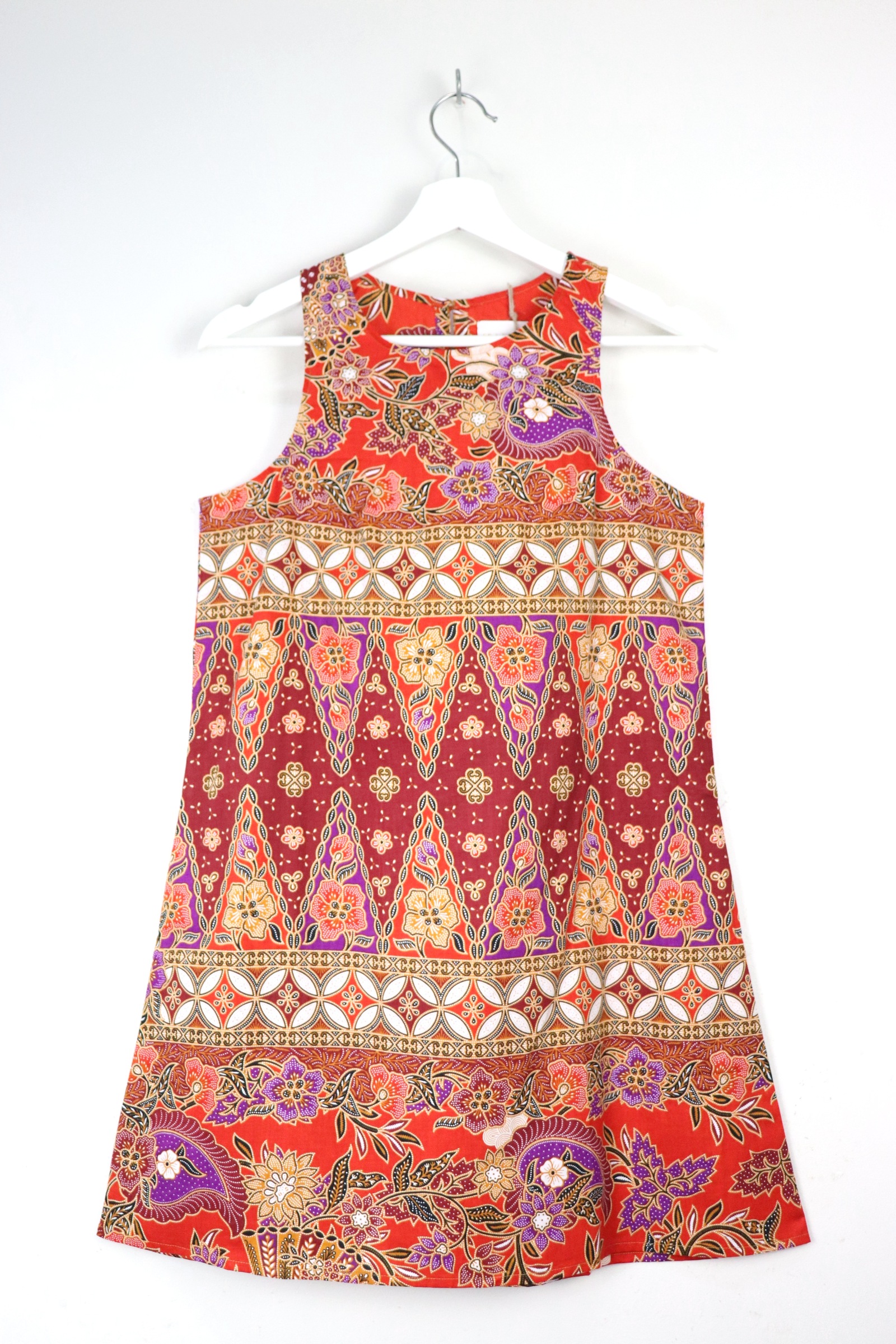  Batik Shift Dress - Amber [ M ] 