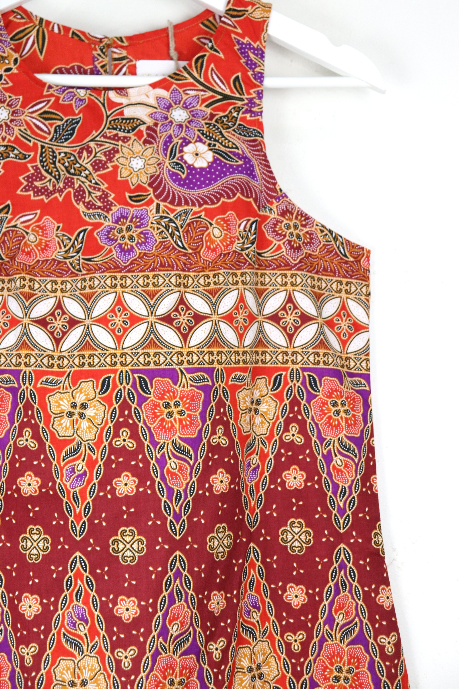  Batik Shift Dress - Amber [ M ] 