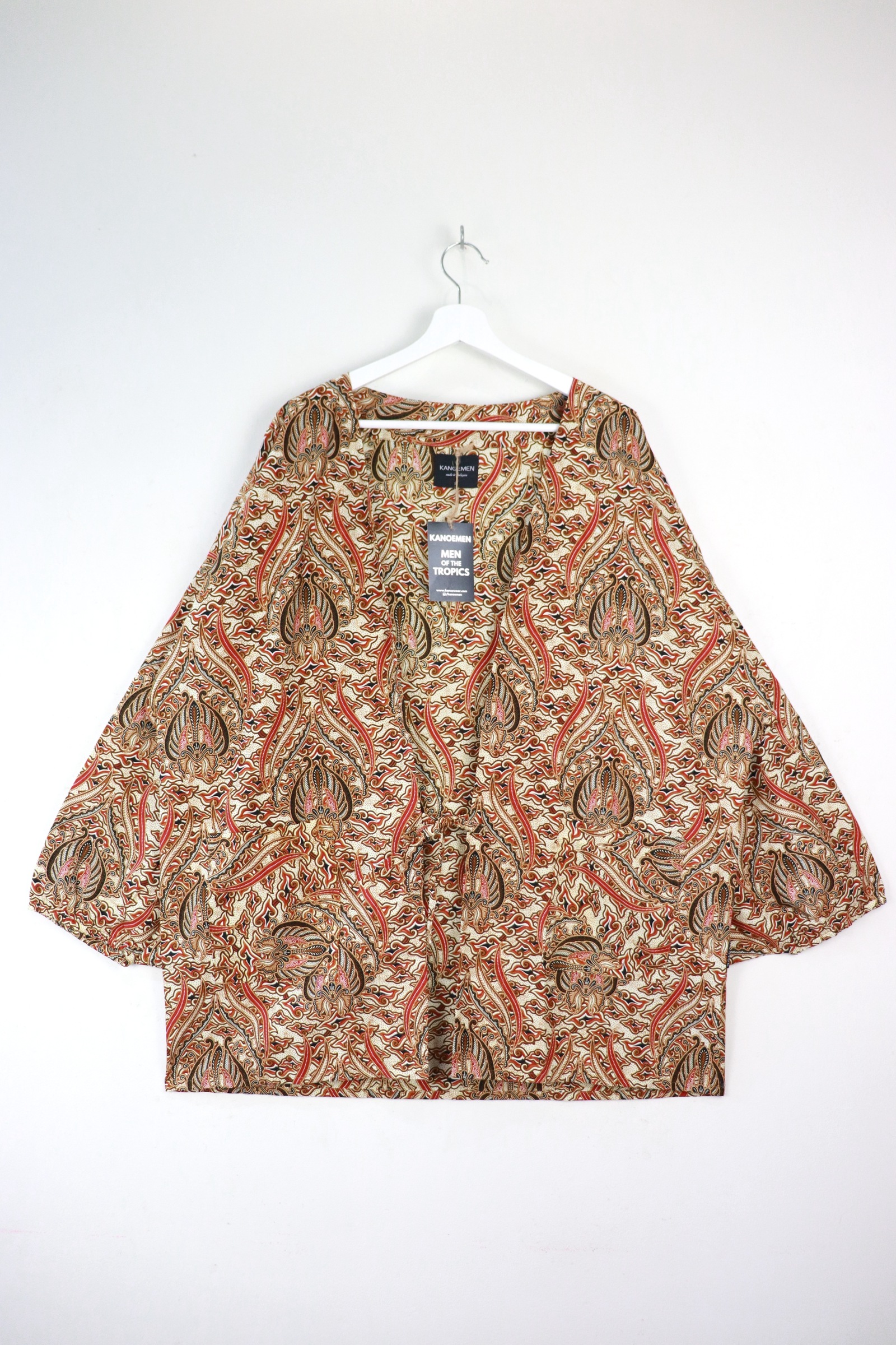 KANOEMEN Signature Batik Kimono - Sandstorm Edge [ Black ]