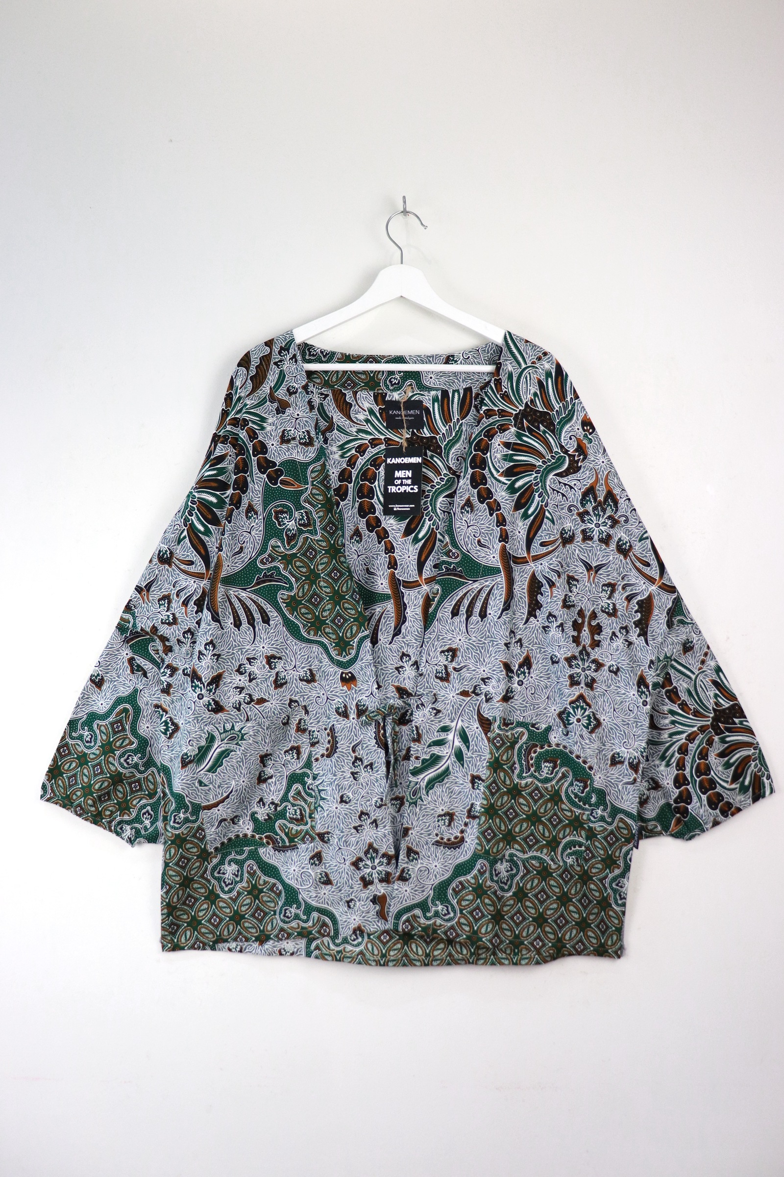 KANOEMEN Signature Batik Kimono - Forest Shogun