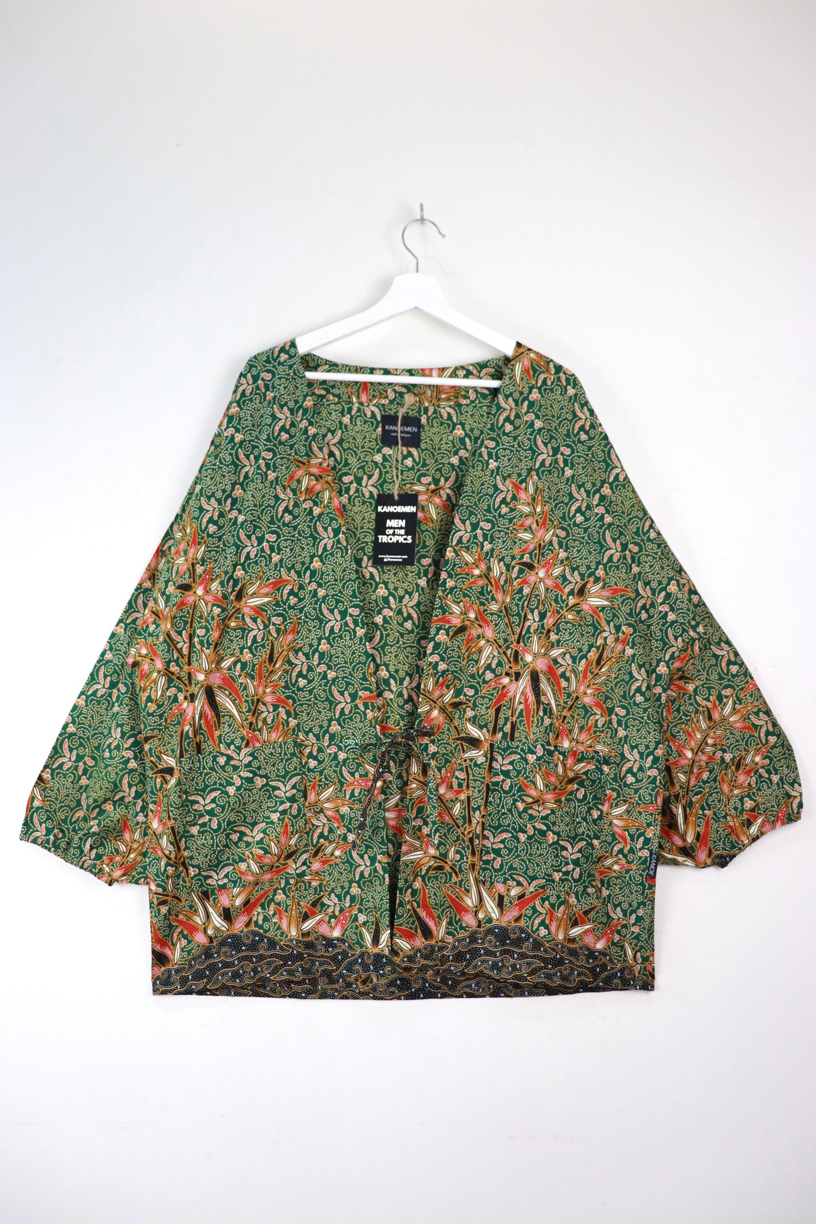 KANOEMEN Signature Batik Kimono - Bamboo Breeze