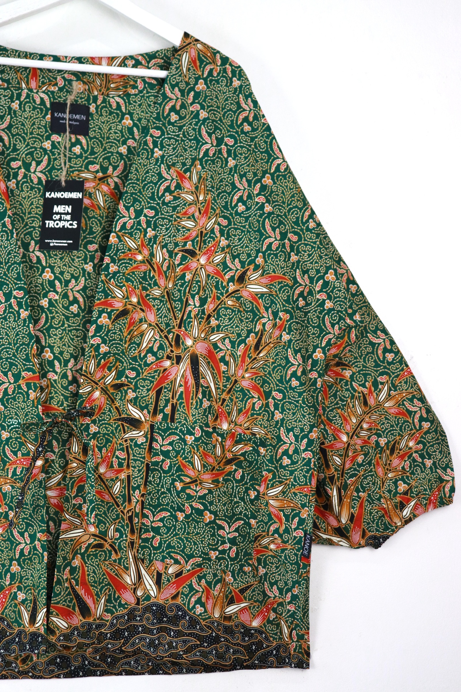 KANOEMEN Signature Batik Kimono - Bamboo Breeze