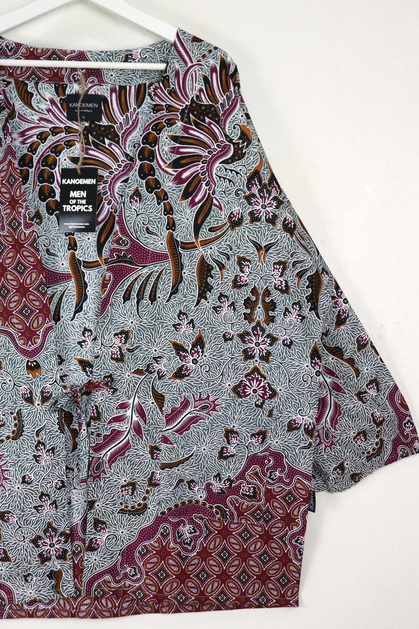 KANOEMEN Signature Batik Kimono - Blaze Drift