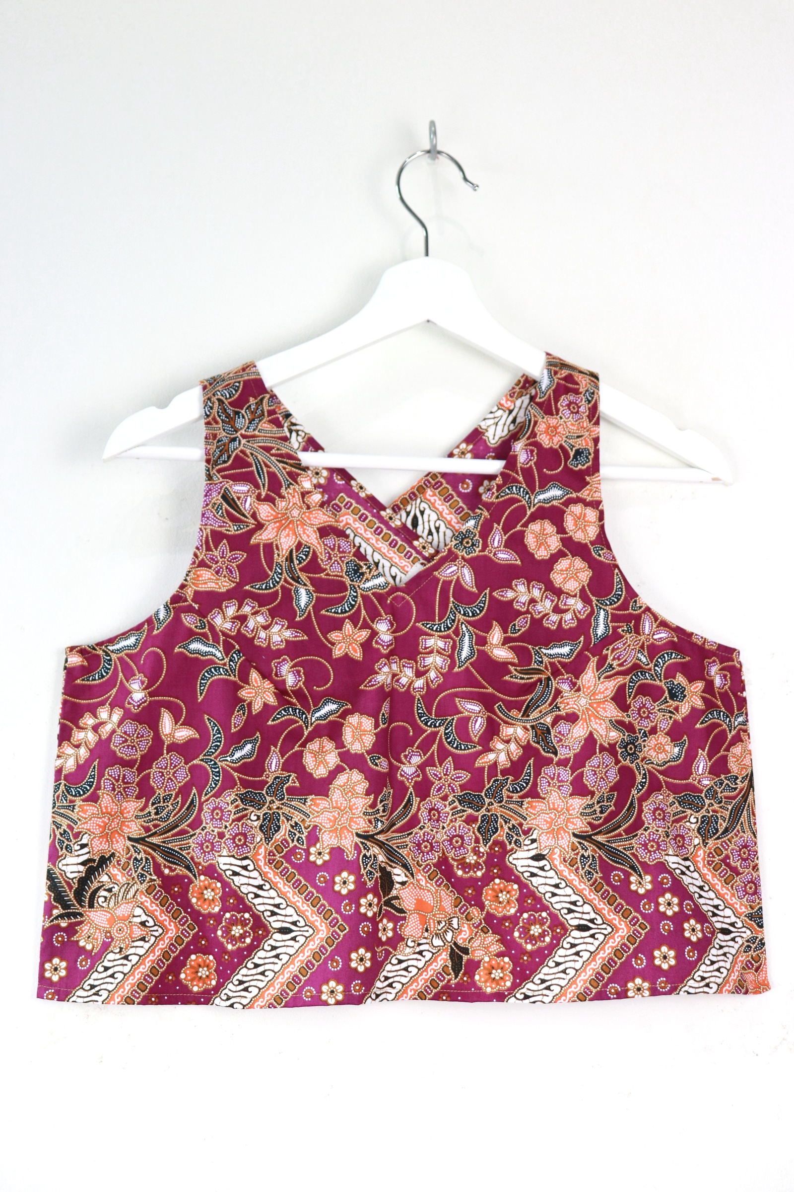 Crossback Batik Top - Huckleberry [ S ]