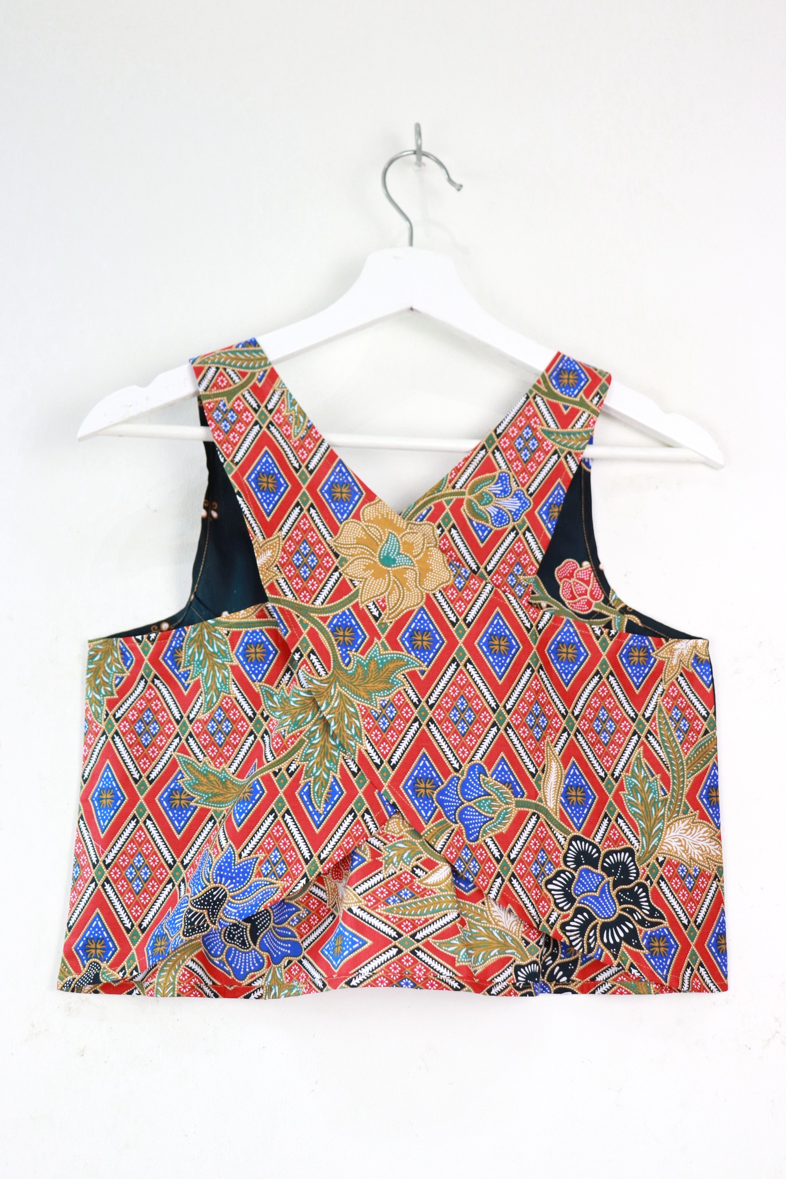 Crossback Batik Top - Black Forest [ S ]