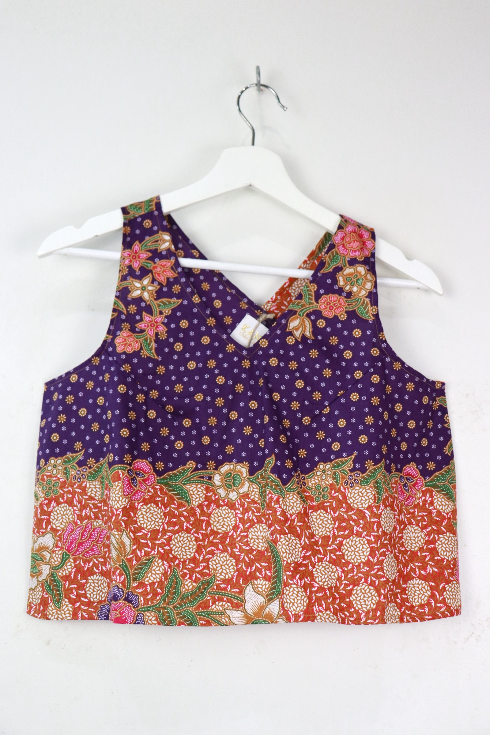  Crossback Batik Top - Grape Fizz [ M ]