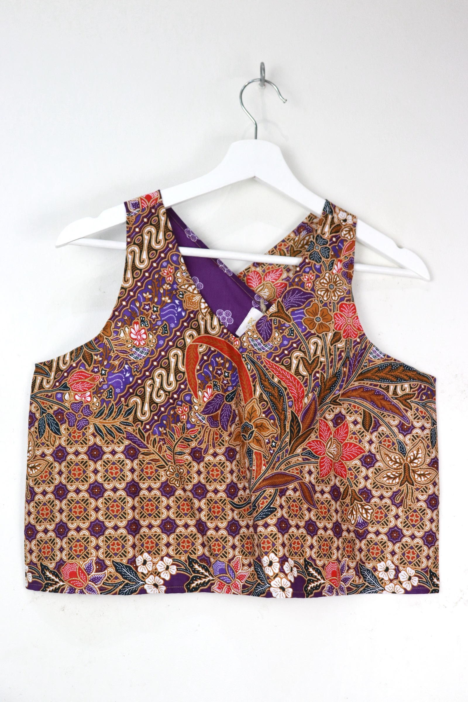 Crossback Batik Top - Candy Plum [ M ]