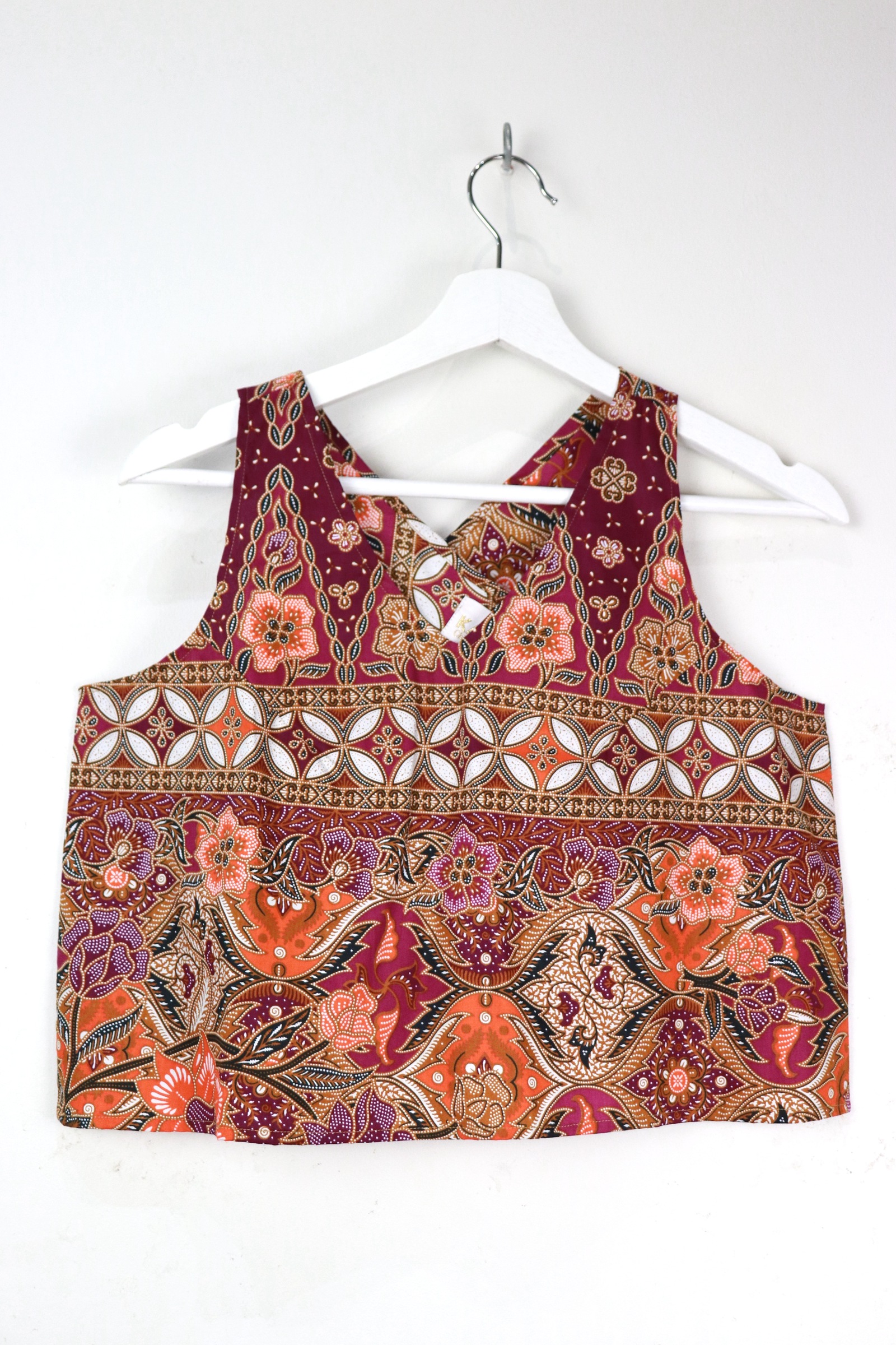 Crossback Batik Top - Berry Citrus [ M ]