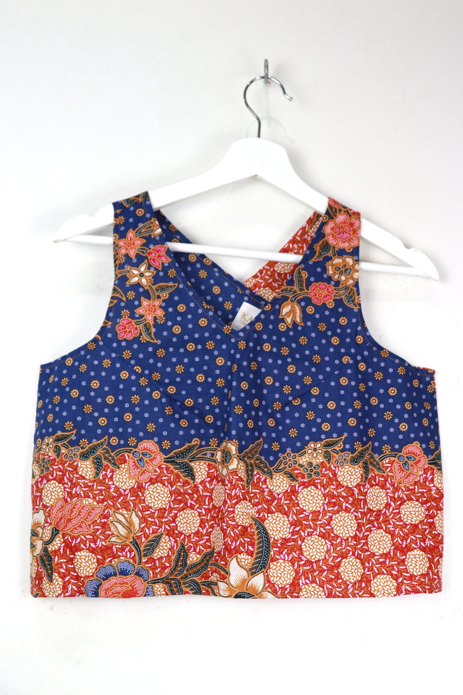Crossback Batik Top - Blueberry Rizz [ M ]