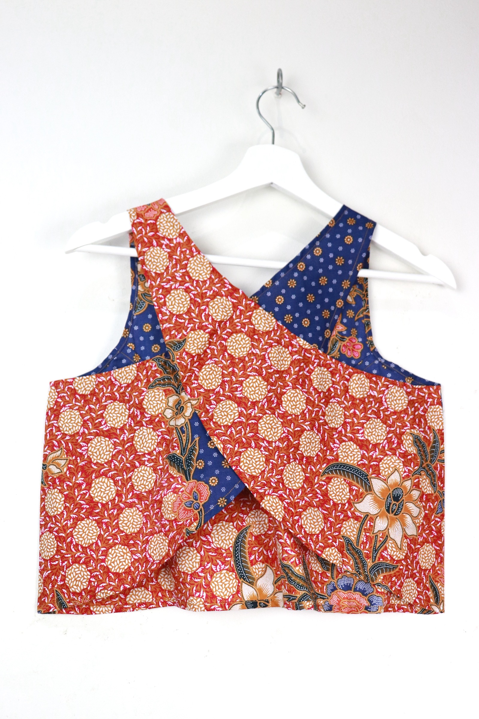 Crossback Batik Top - Blueberry Rizz [ M ]
