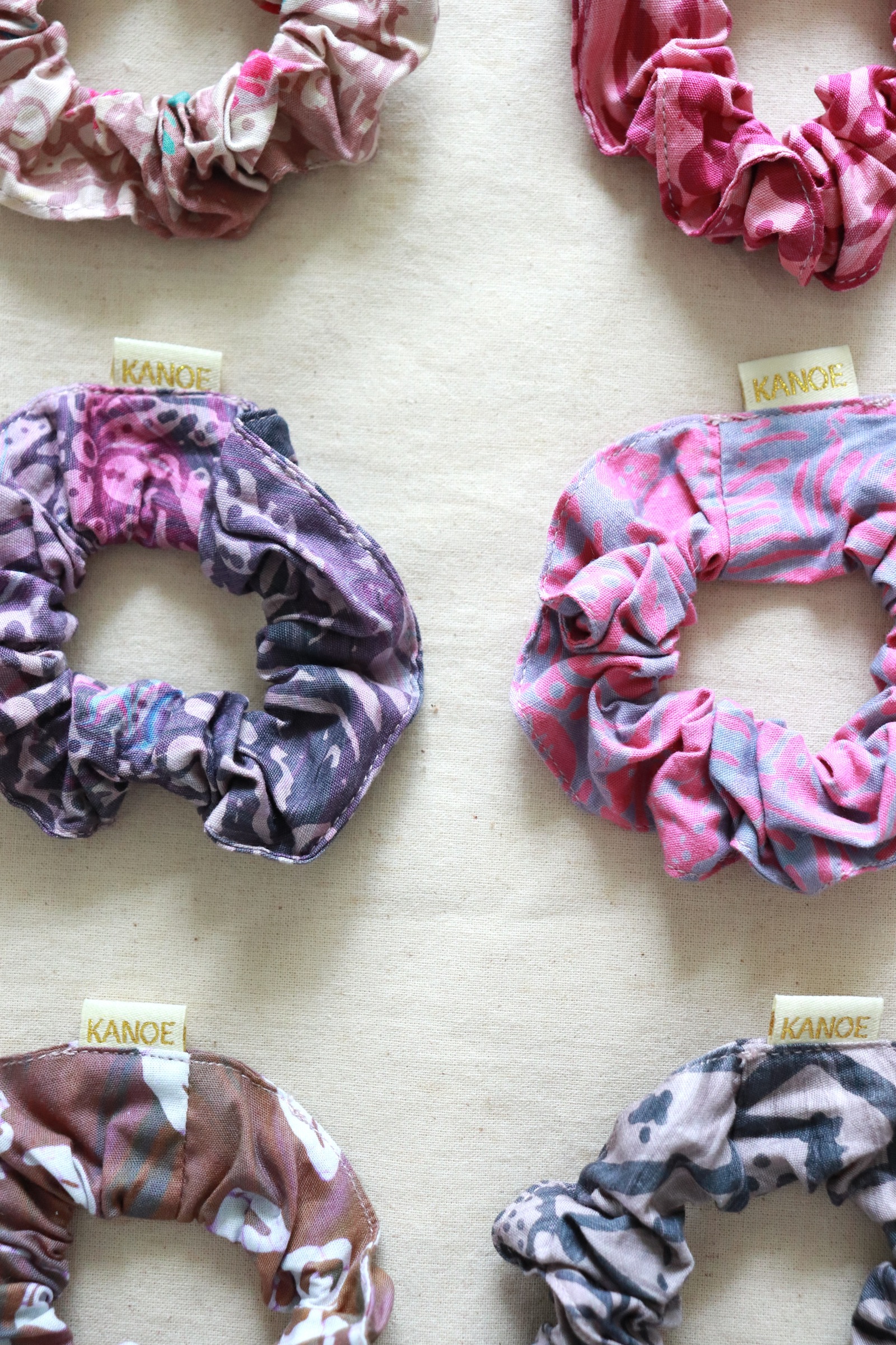  Batik Scrunchies [Set of 6] - Hannah [ Handmade ]
