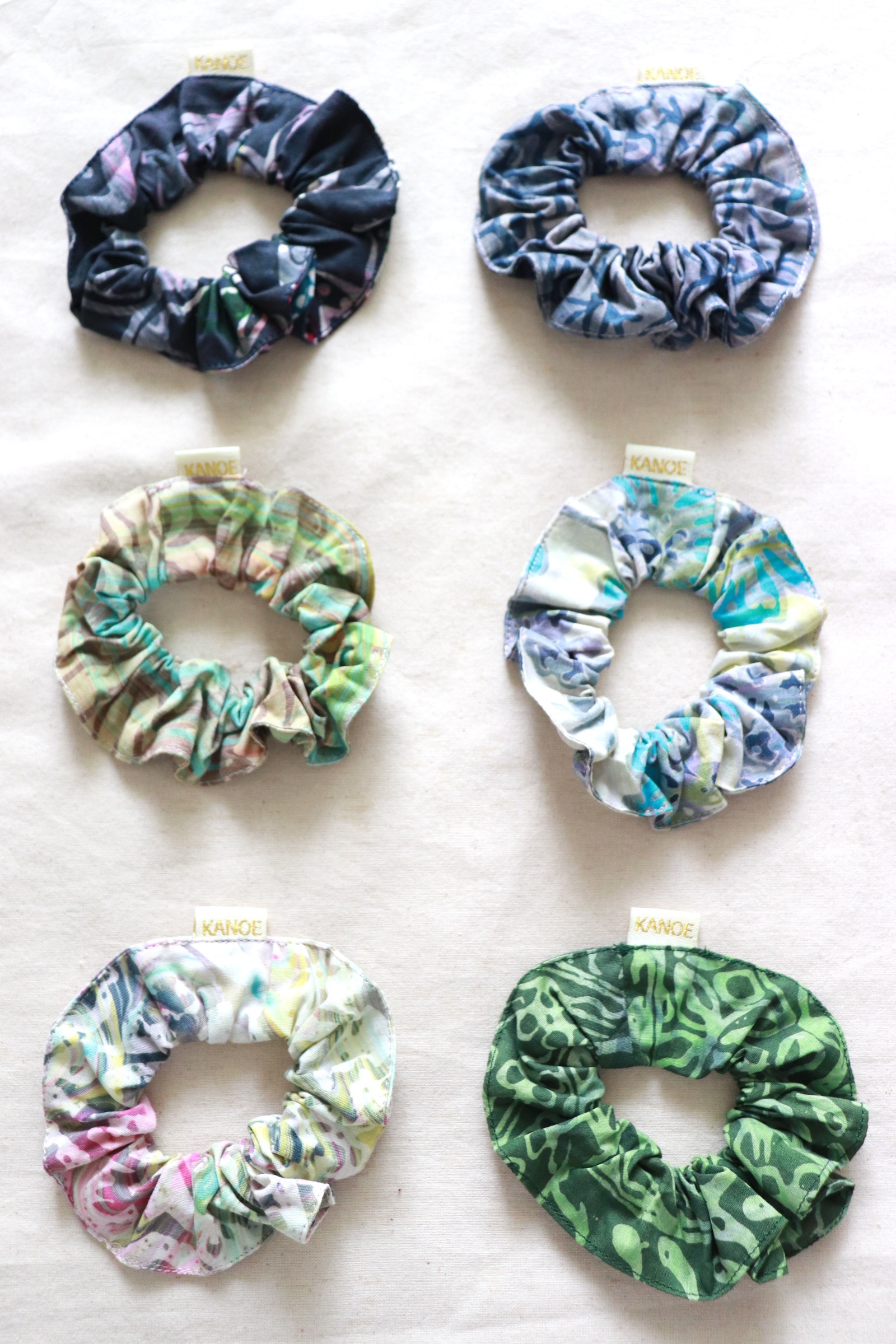  Batik Scrunchies [Set of 6] - Ella [ Handmade ]