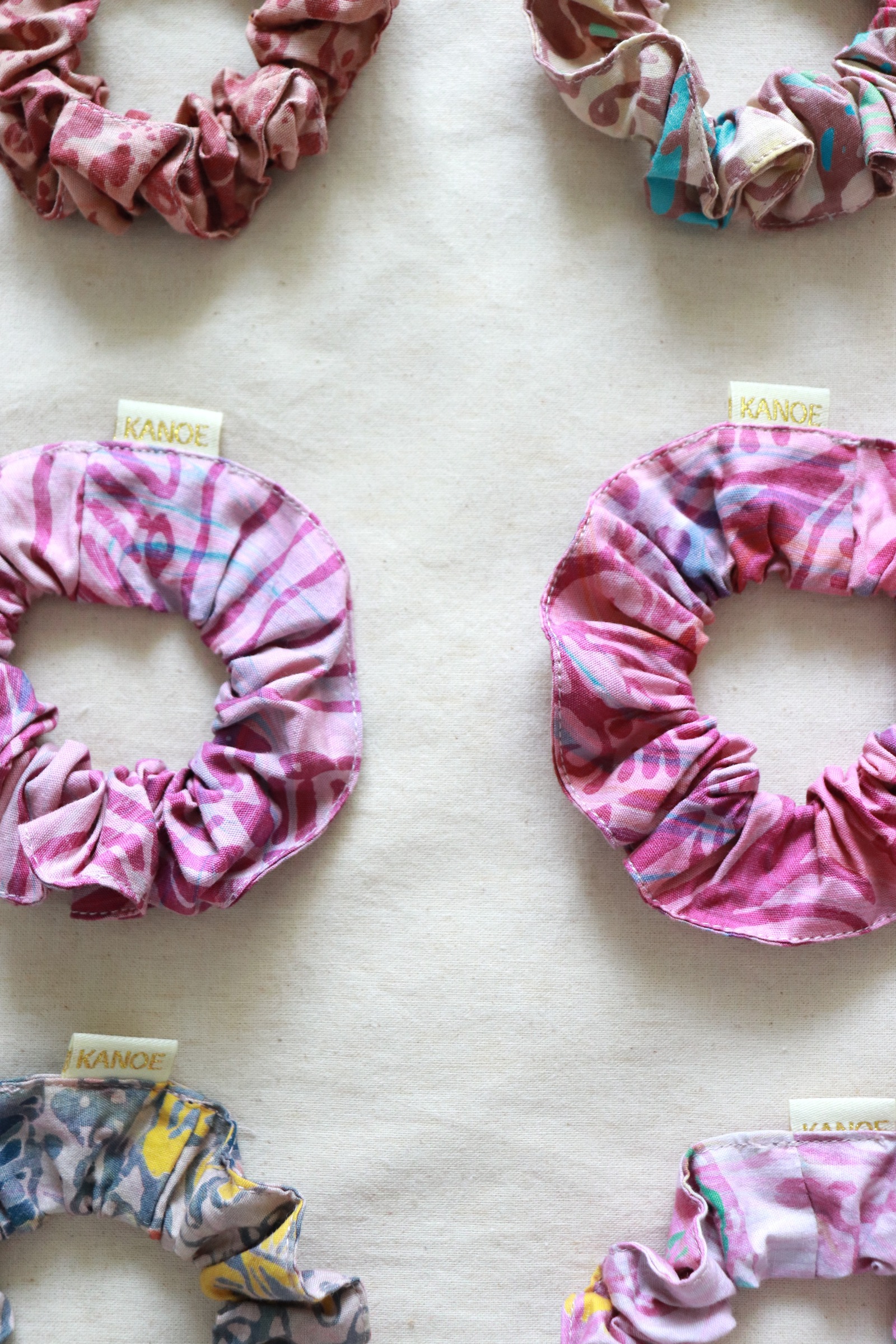Batik Scrunchies [Set of 6] - Blaire  [ Handmade ]