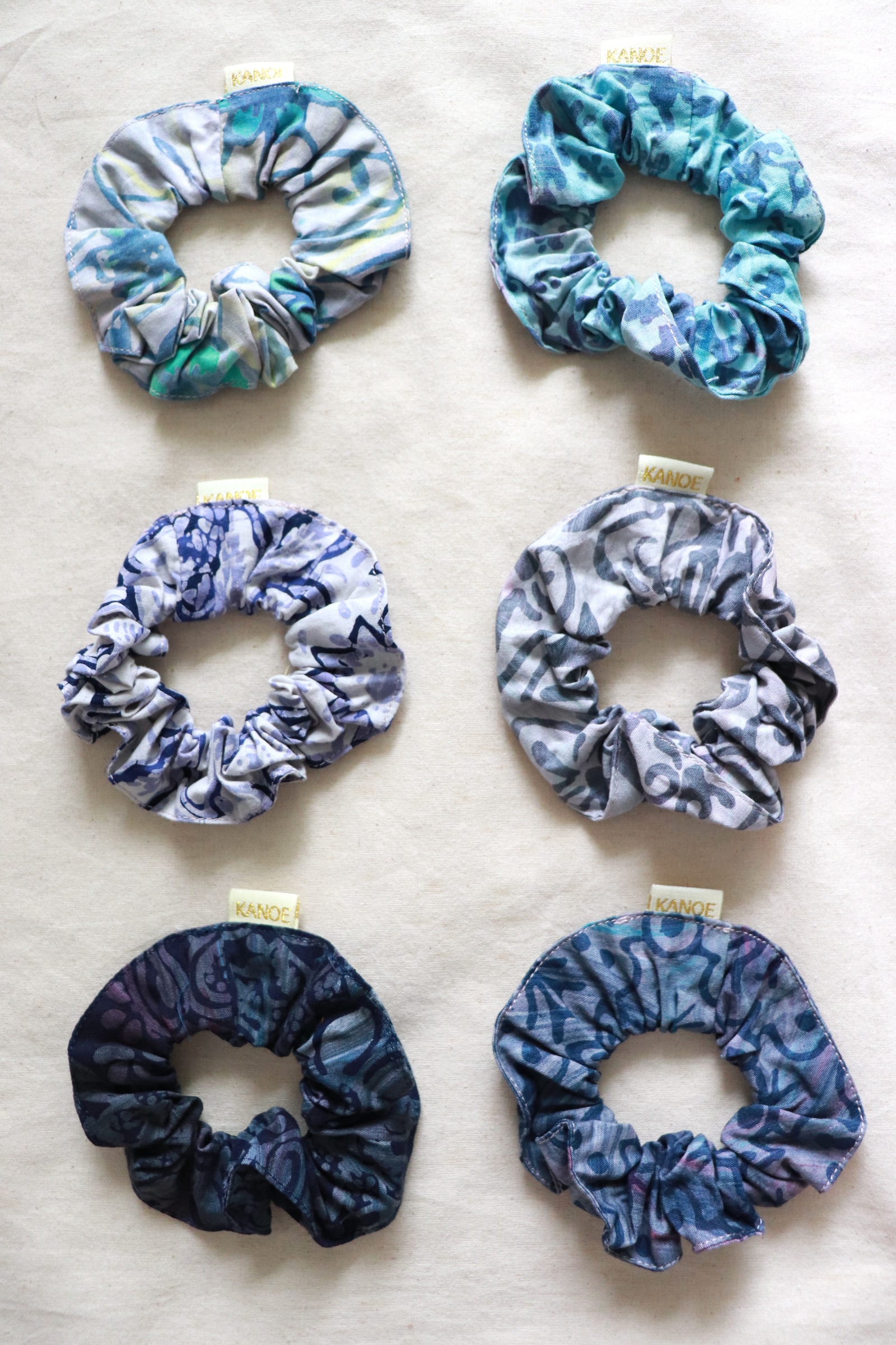  Batik Scrunchies [Set of 6] - Adriana [ Handmade ]