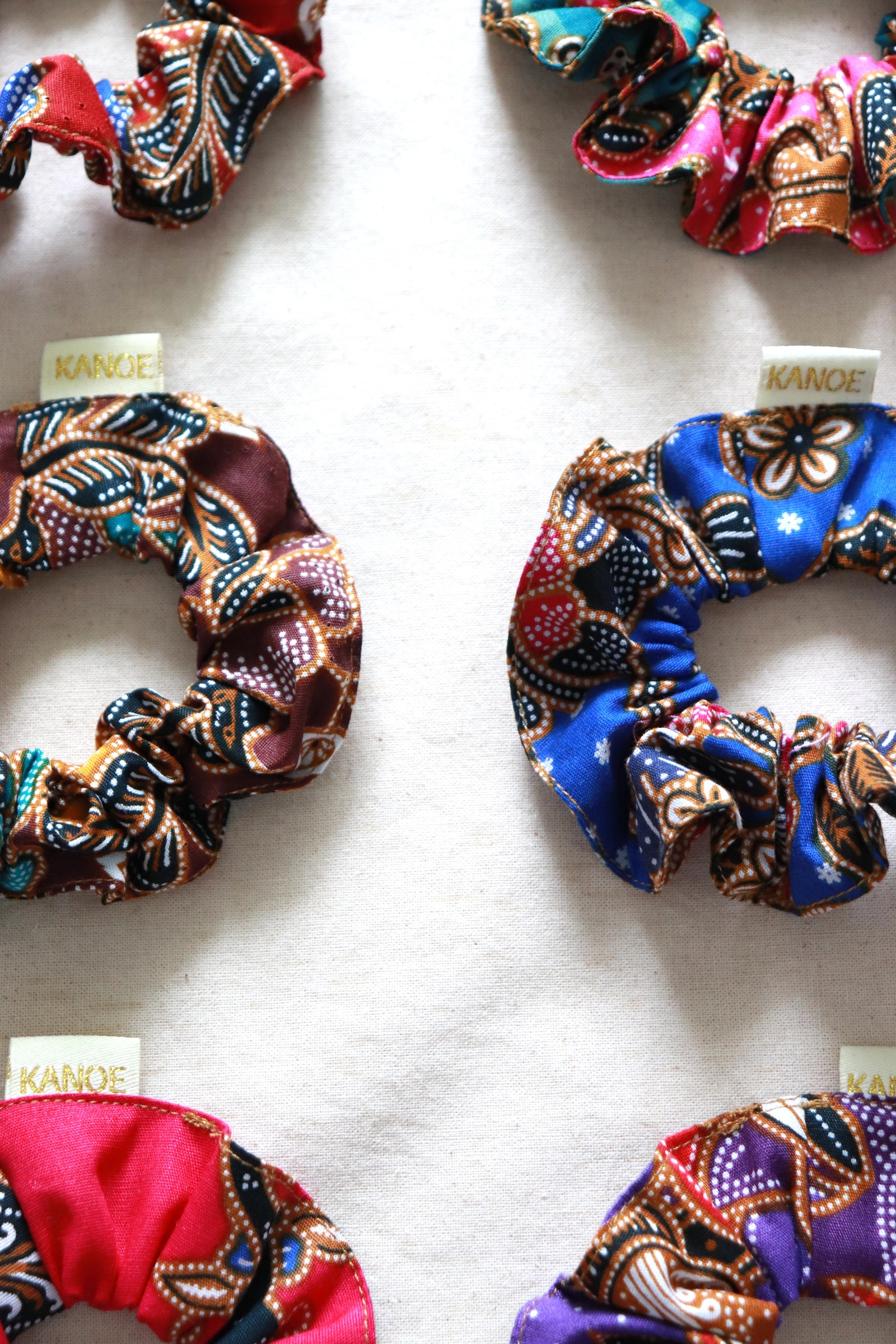  Batik Scrunchies [Set of 6] - Natalie