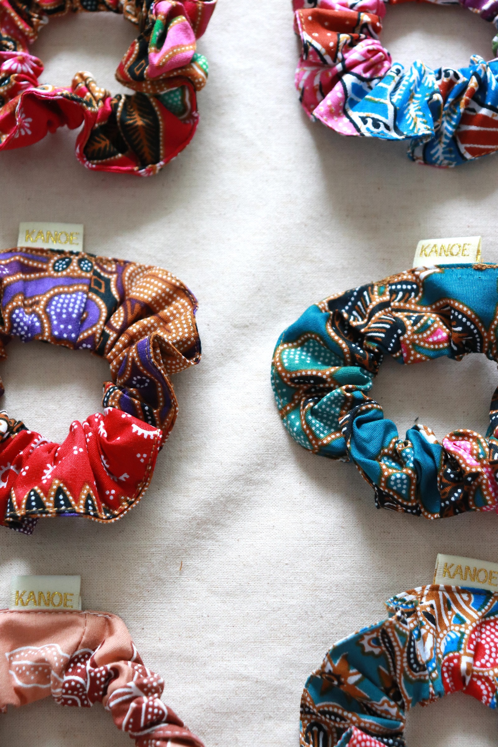  Batik Scrunchies [Set of 6] - Maia