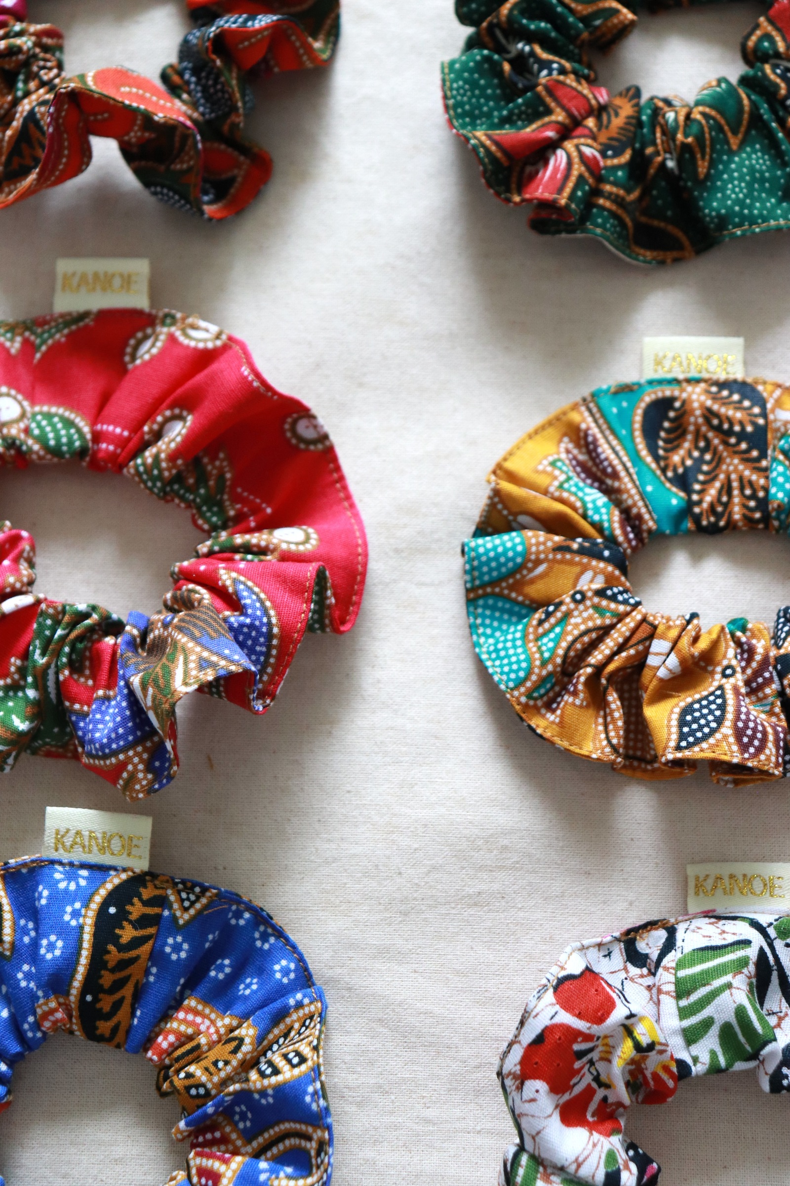  Batik Scrunchies [Set of 6] - Leah