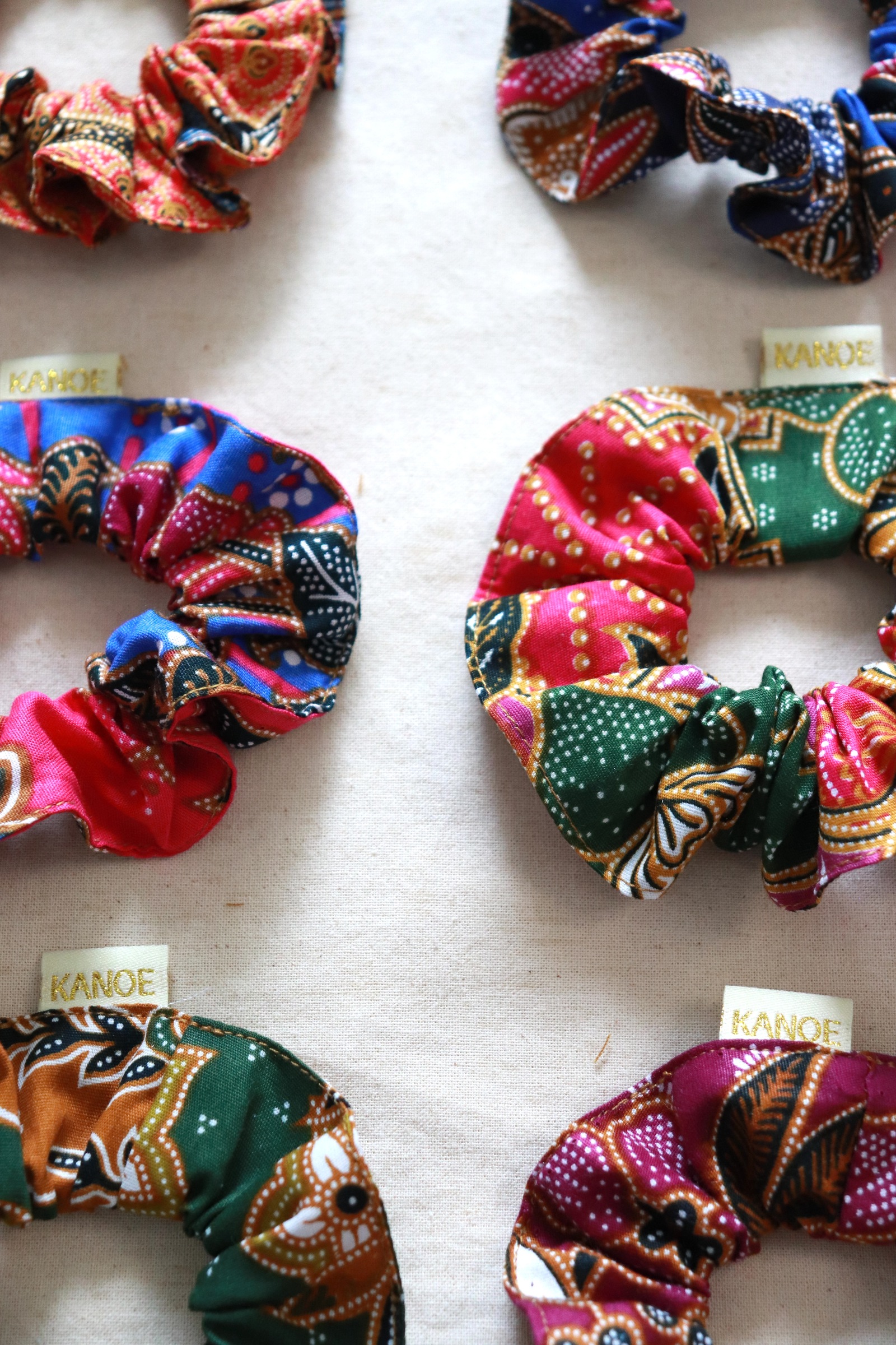  Batik Scrunchies [Set of 6] - Bella