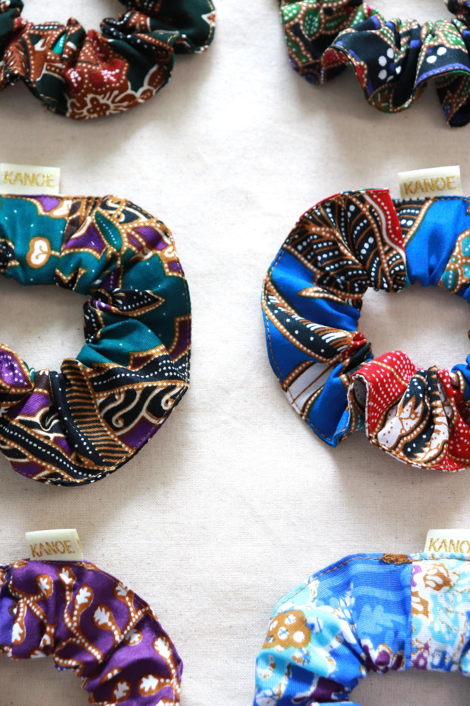  Batik Scrunchies [Set of 6] - Jasmine
