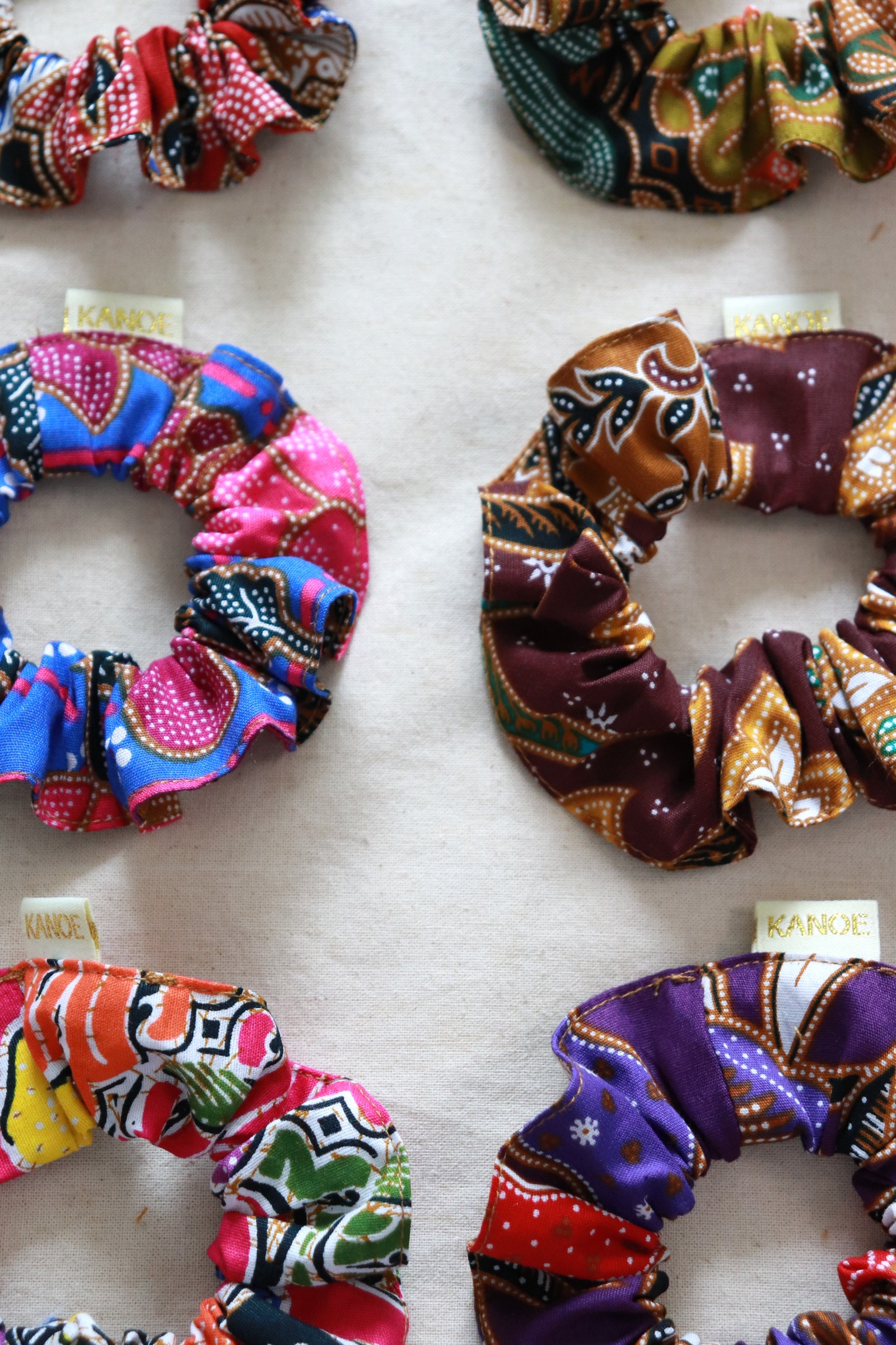  Batik Scrunchies [Set of 6] - Emma