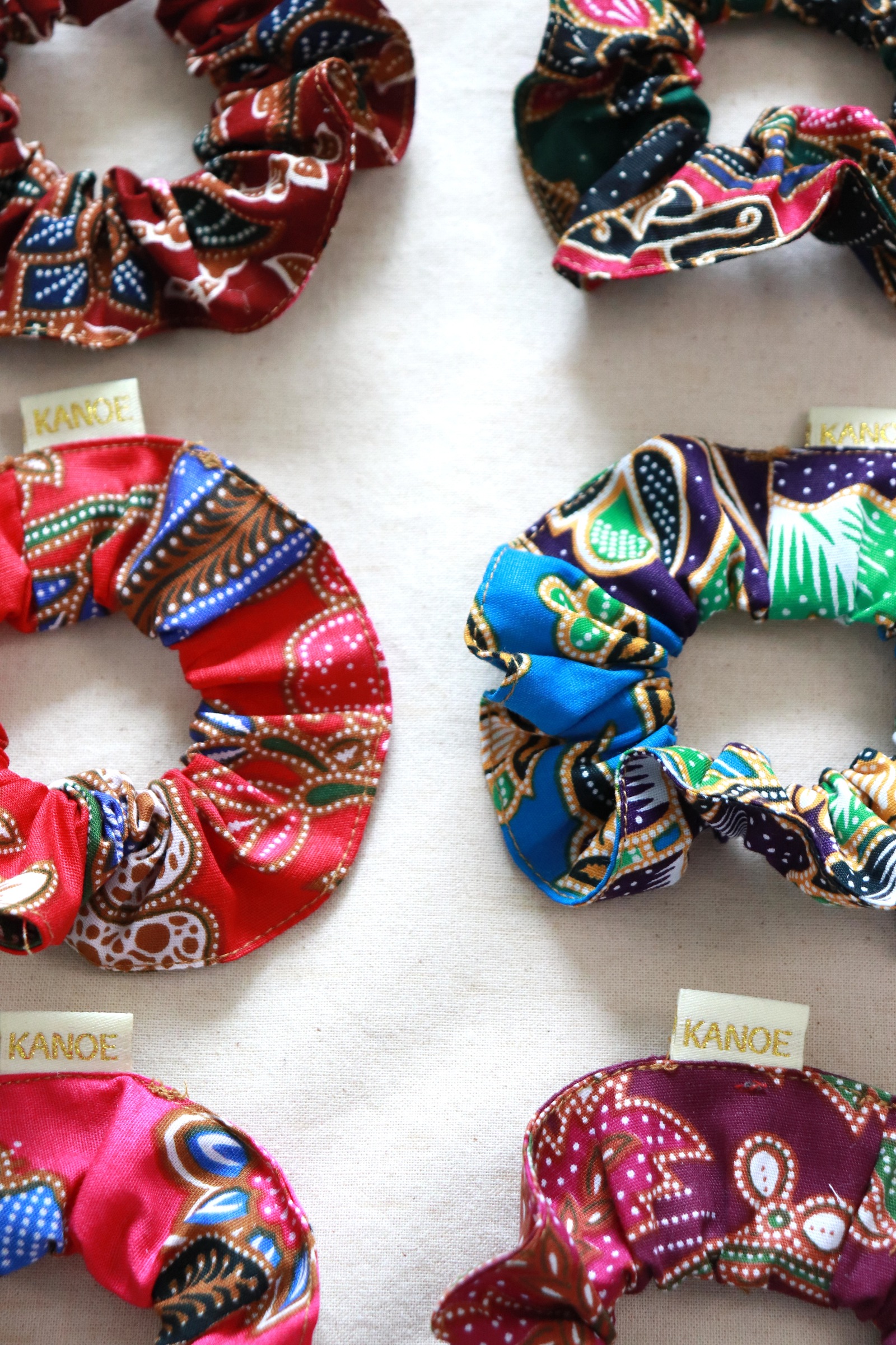  Batik Scrunchies [Set of 6] - Cadence