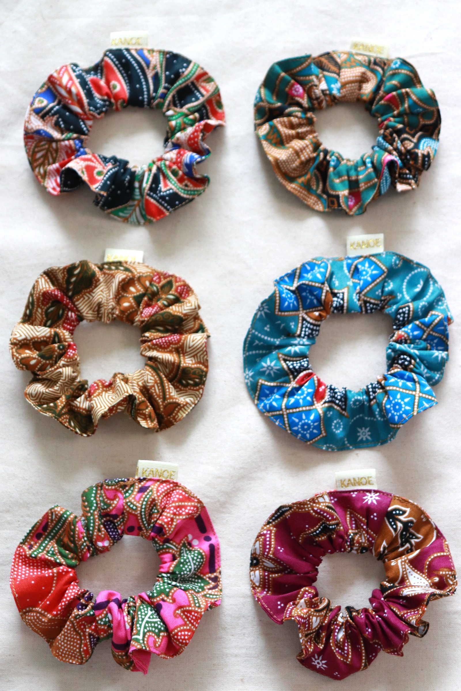  Batik Scrunchies [Set of 6] - Isla