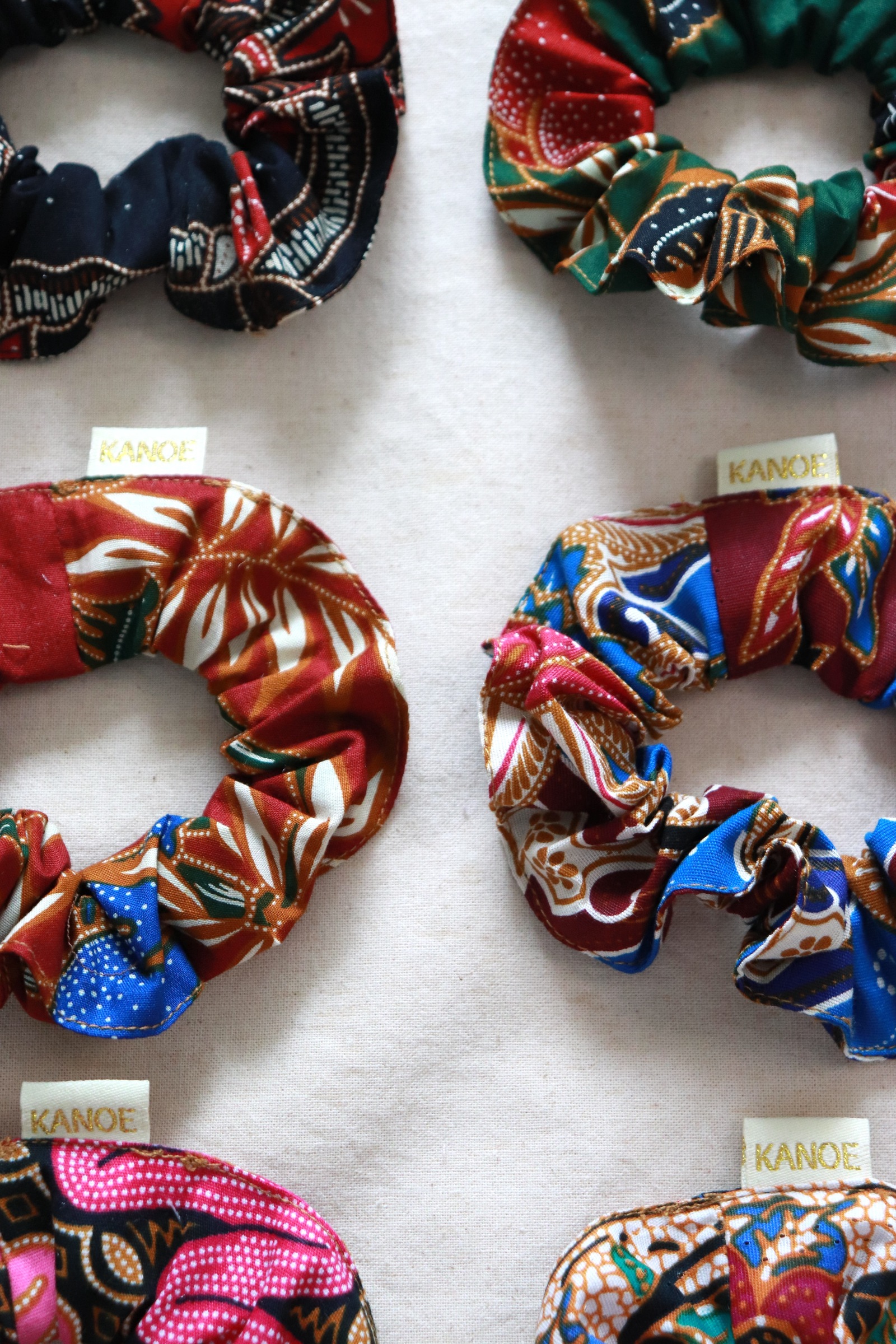  Batik Scrunchies [Set of 6] - Skylar
