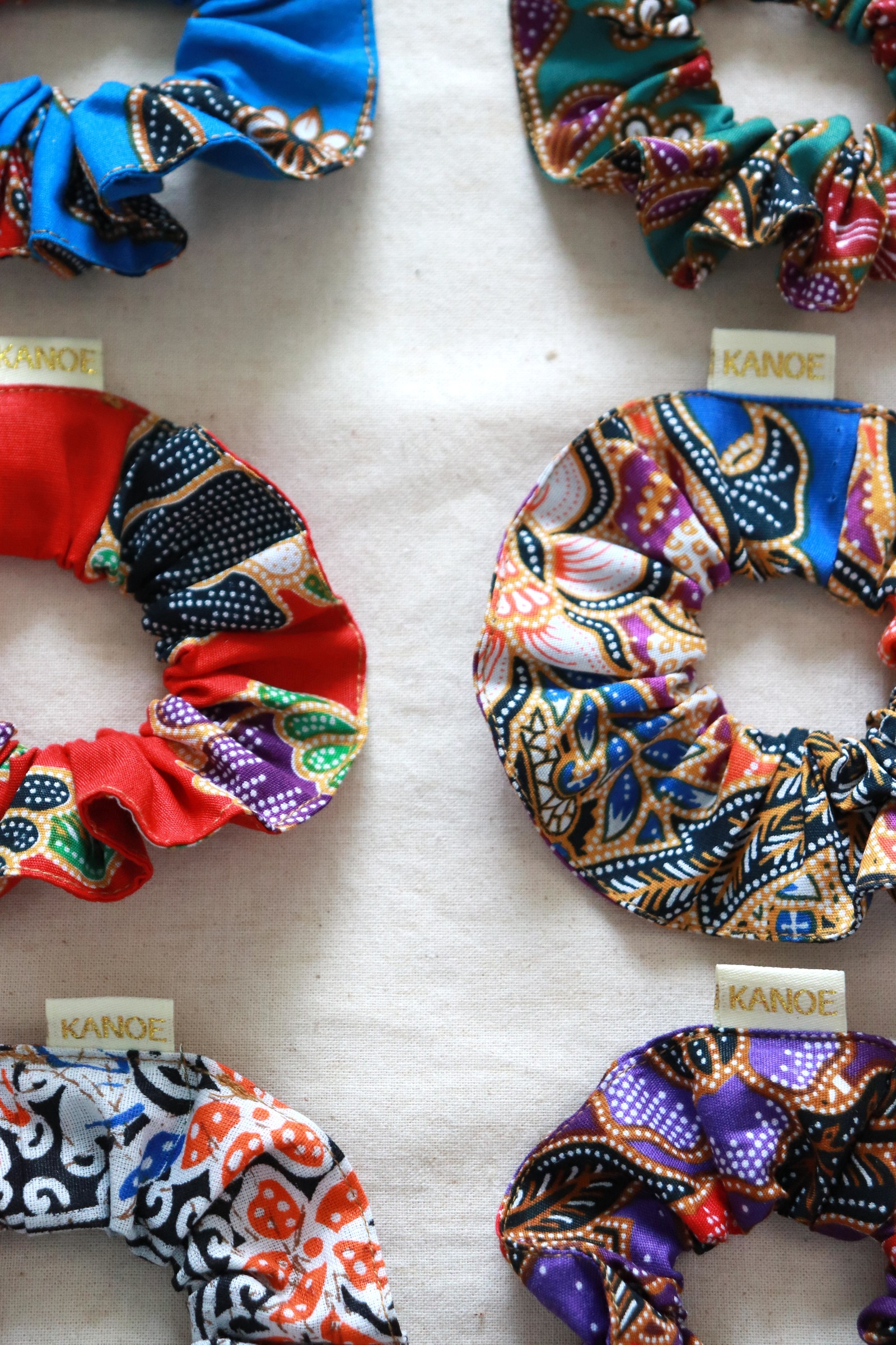  Batik Scrunchies [Set of 6] - Sarah