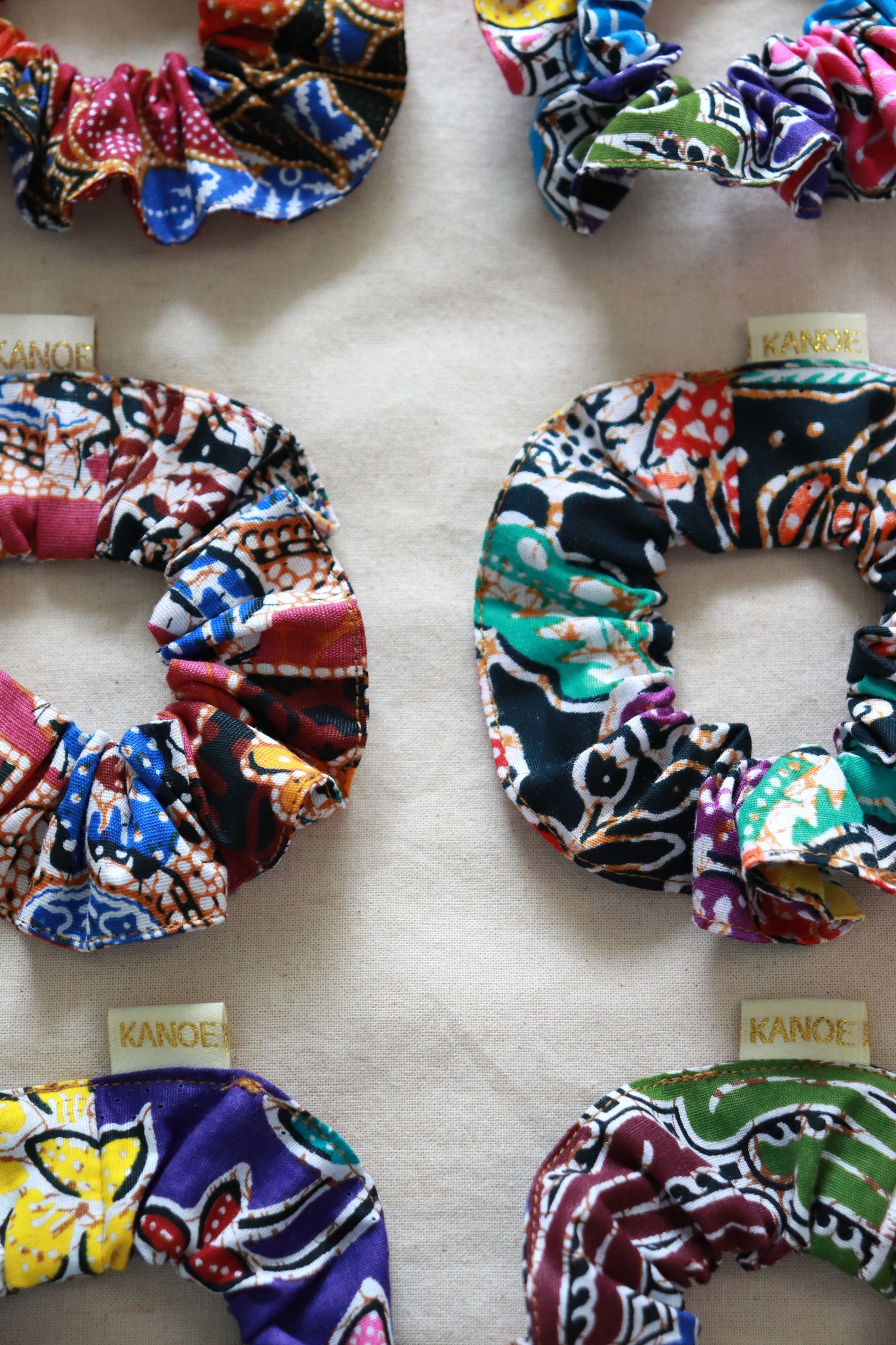  Batik Scrunchies [Set of 6] - Lacey