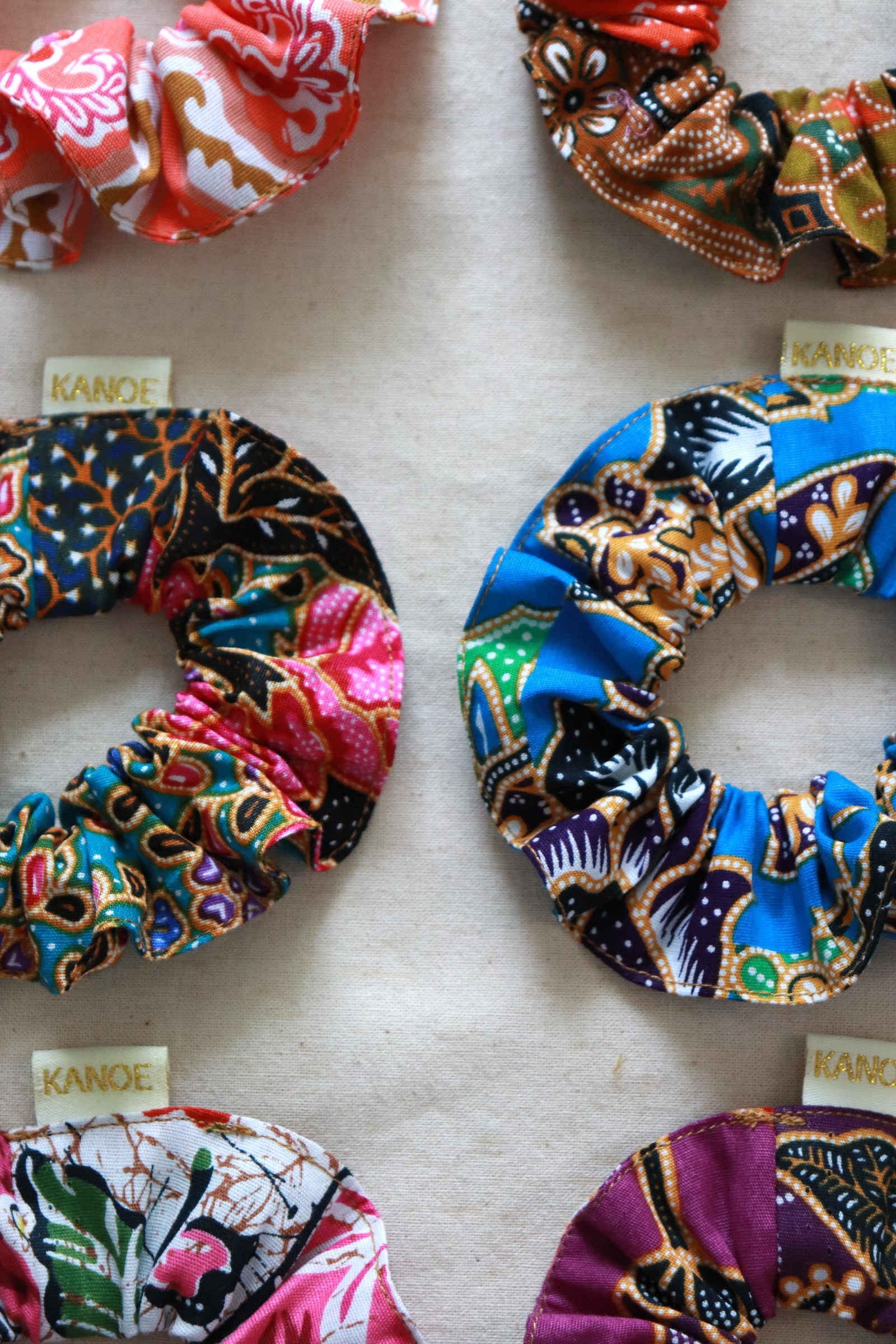  Batik Scrunchies [Set of 6] - Katie